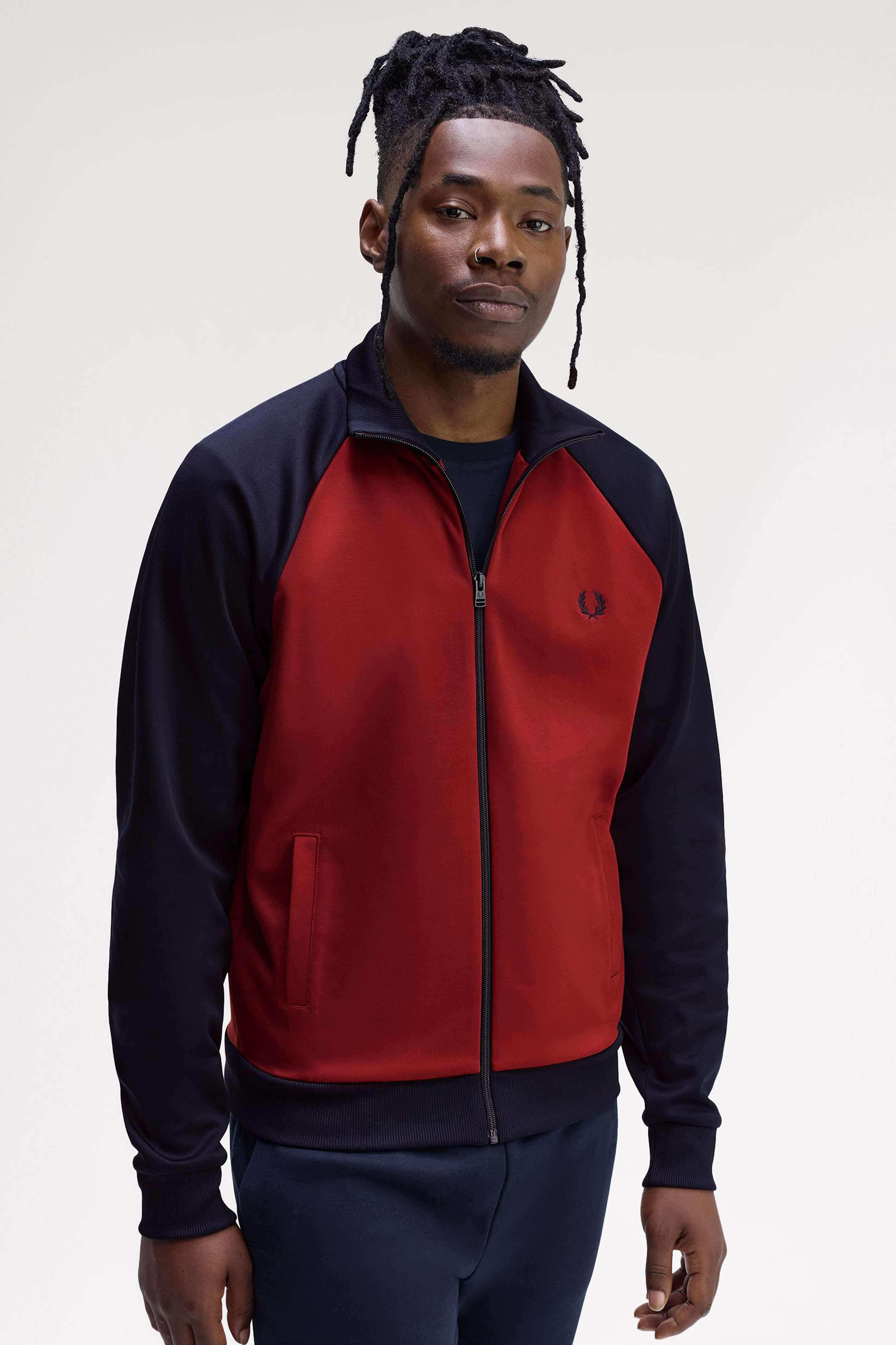CONTRAST SLEEVE TRACK JACKET thumbnail 7