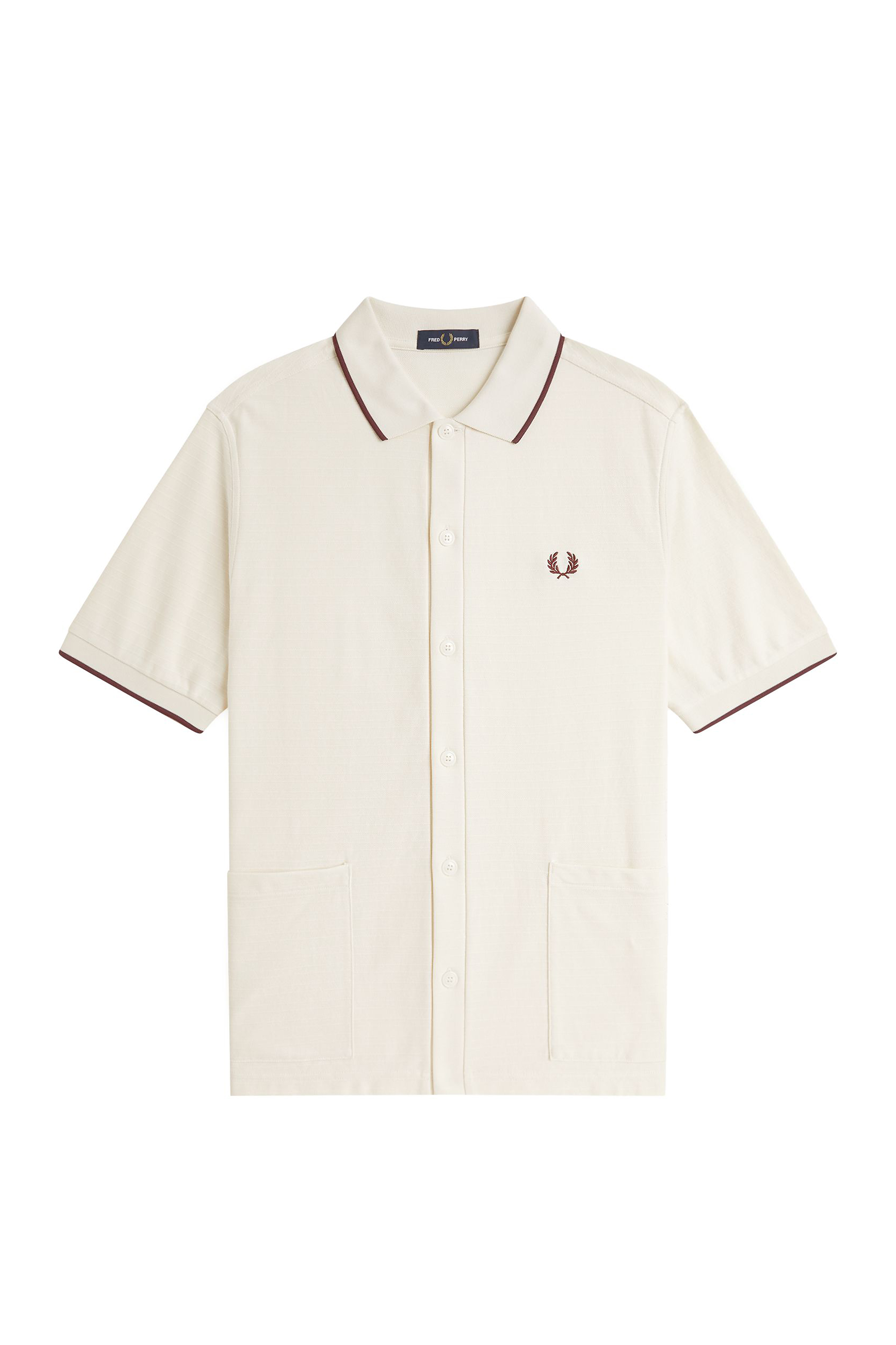 TXRD STRIPE BUTTON THRU POLO