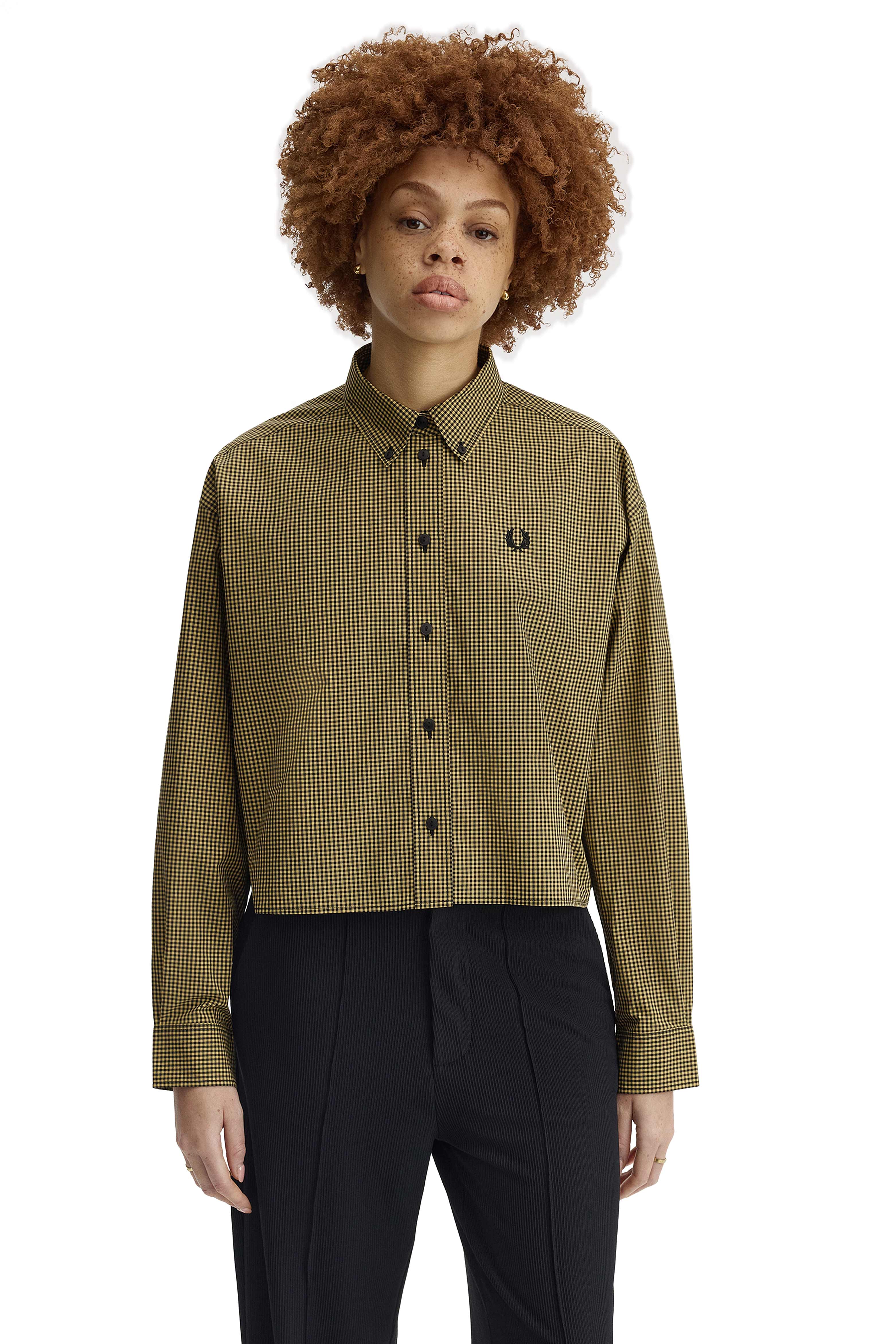 WOMEN'S CHECQUERBOARD LONG SLEEVE SHIRT thumbnail 3