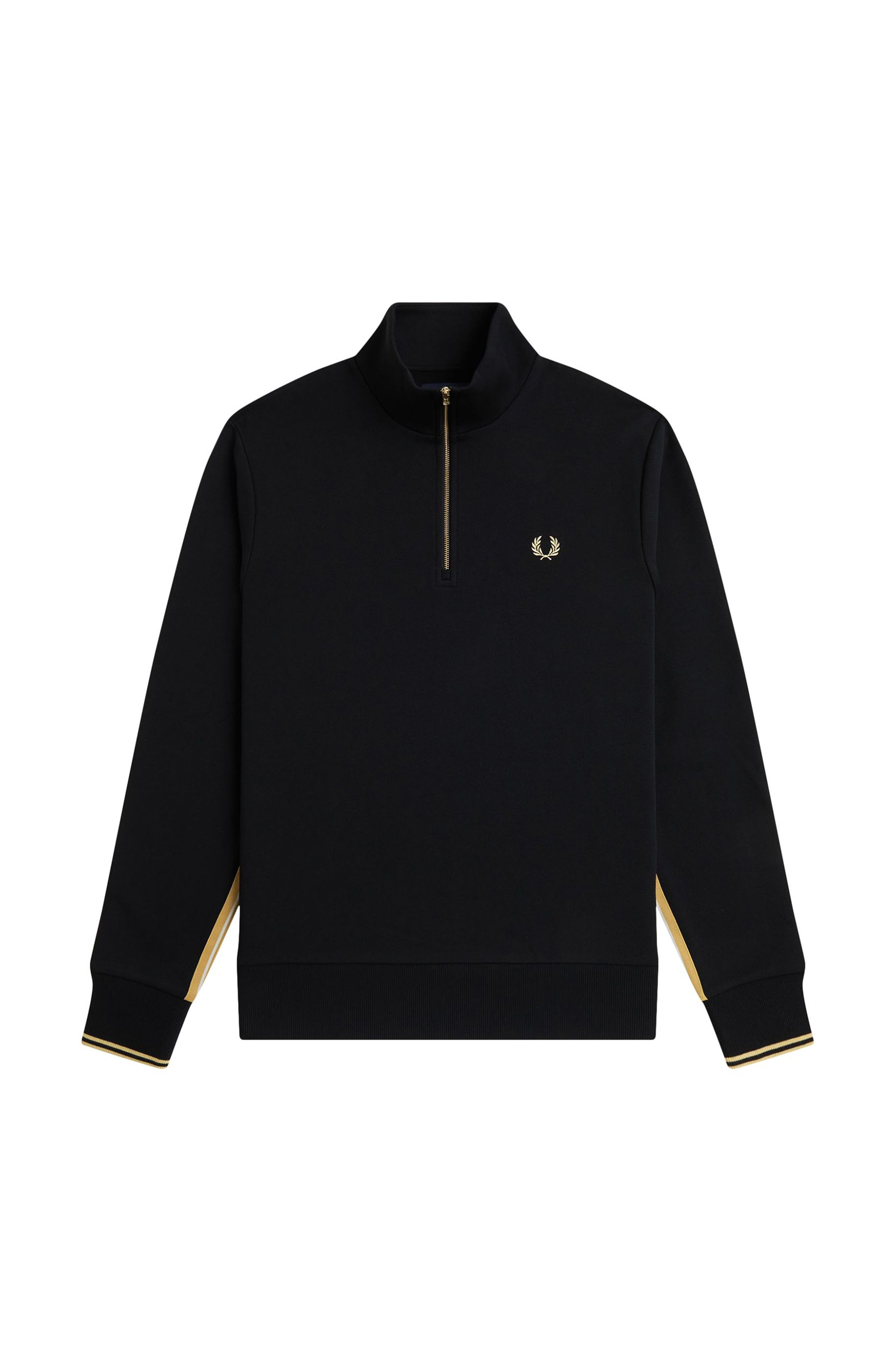 MEN'S STRIPE TAPE HALF ZIP SWEATSHIRT