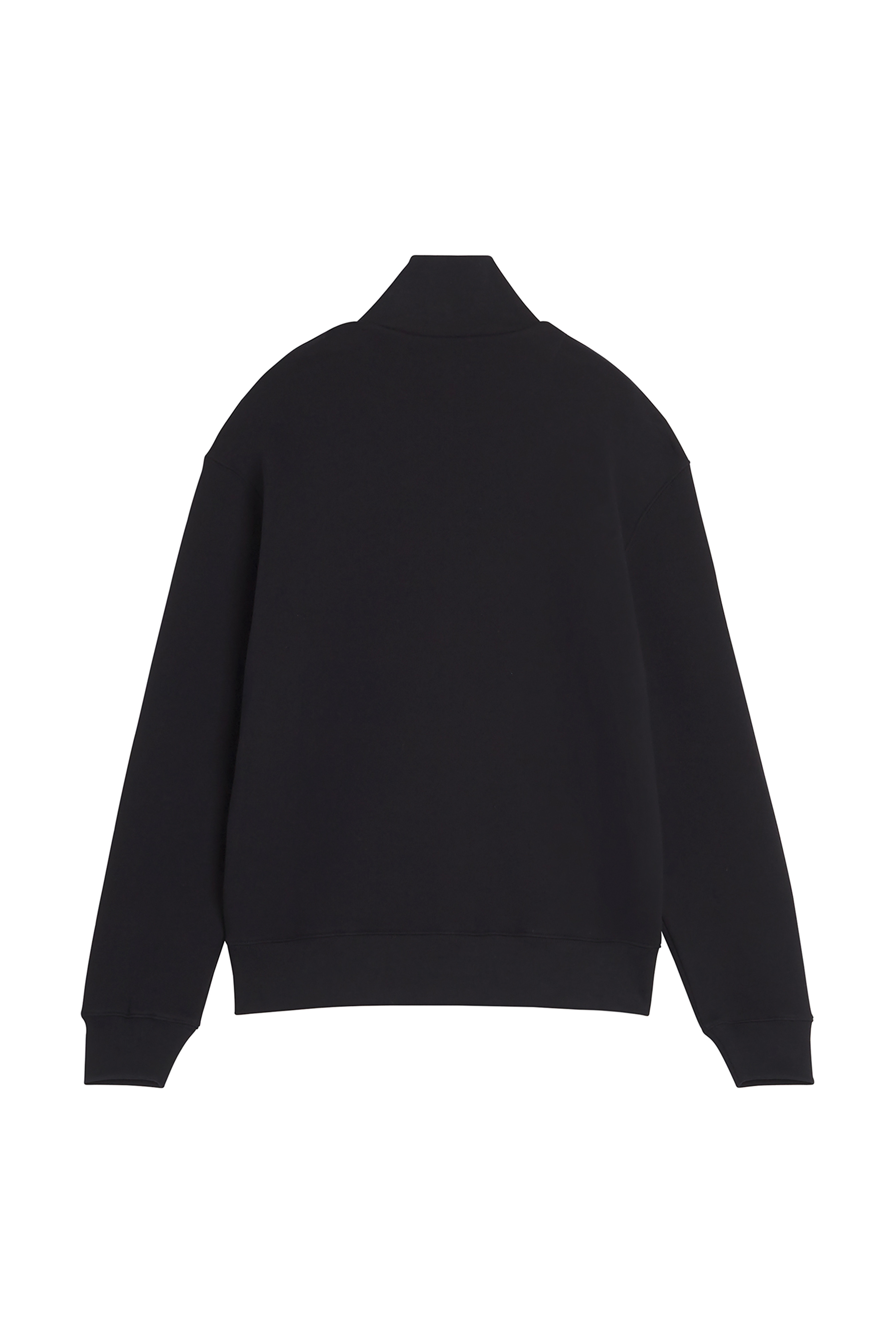 MENS HALF ZIP  BOLD FOX HEAD PATCH SWEATSHIRT thumbnail 2
