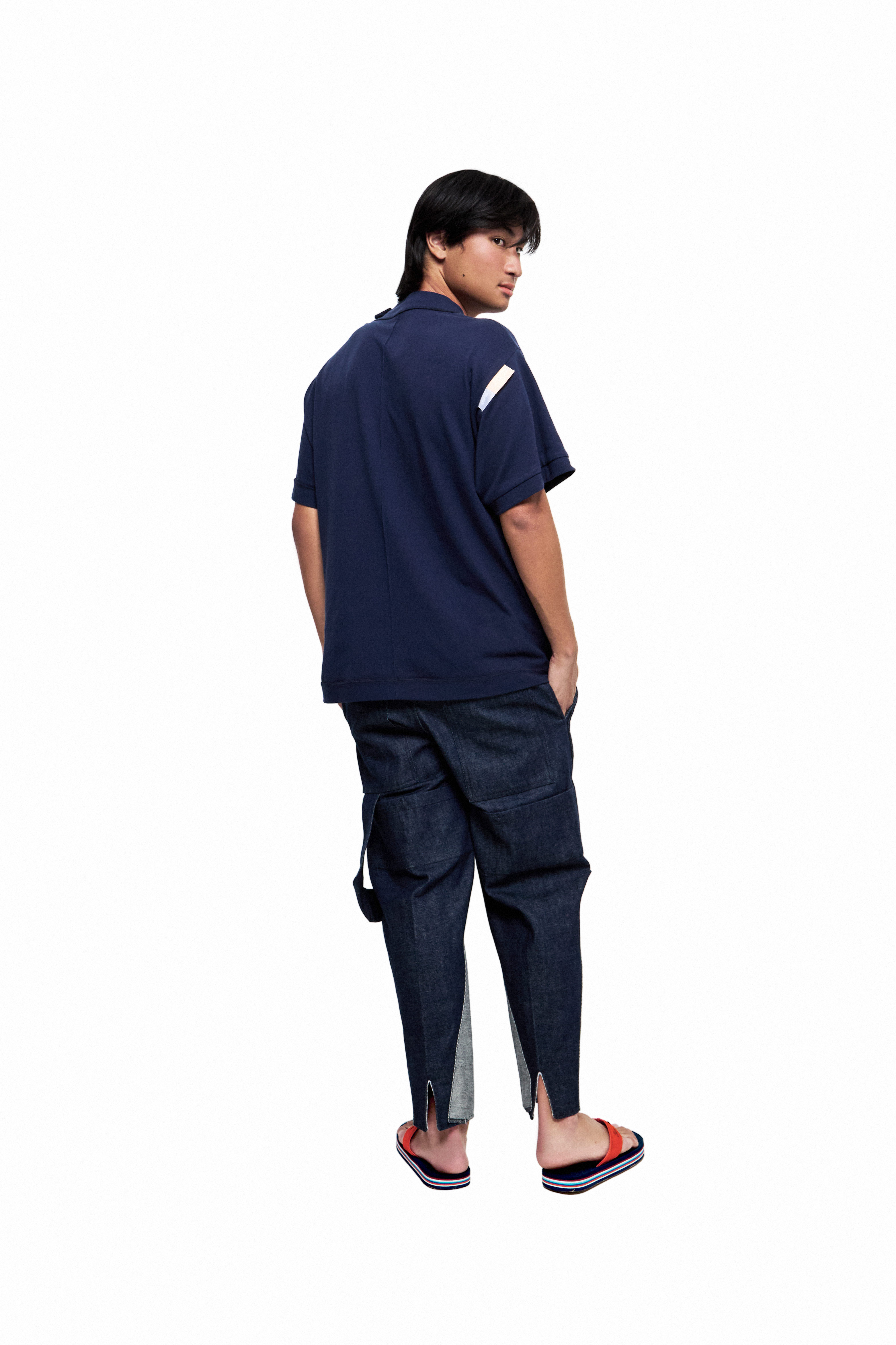 UNIVERS X CARL JAN CRUZ DESIGN DENIM SAGING JEANS thumbnail 4