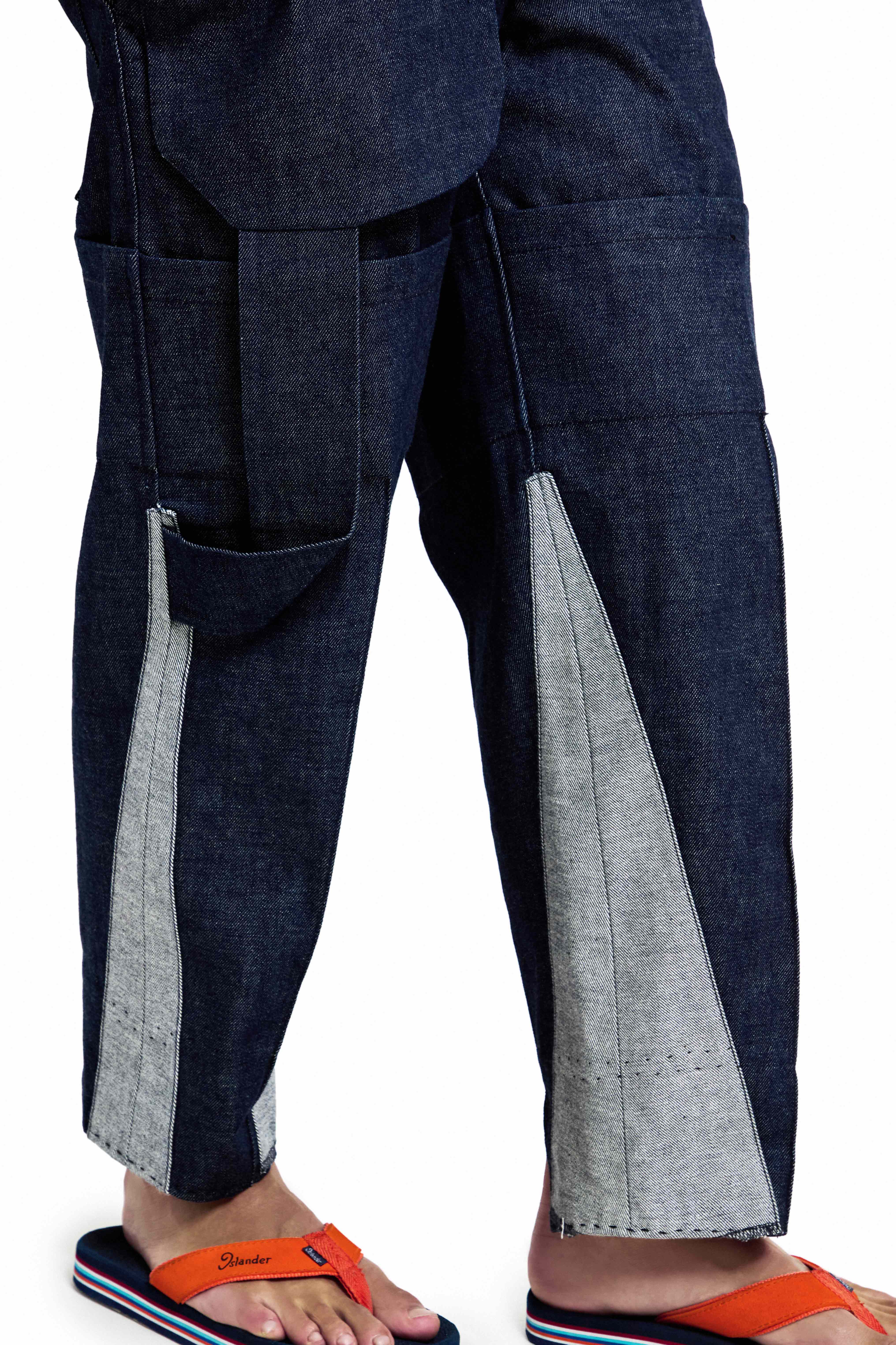 UNIVERS X CARL JAN CRUZ DESIGN DENIM SAGING JEANS thumbnail 7