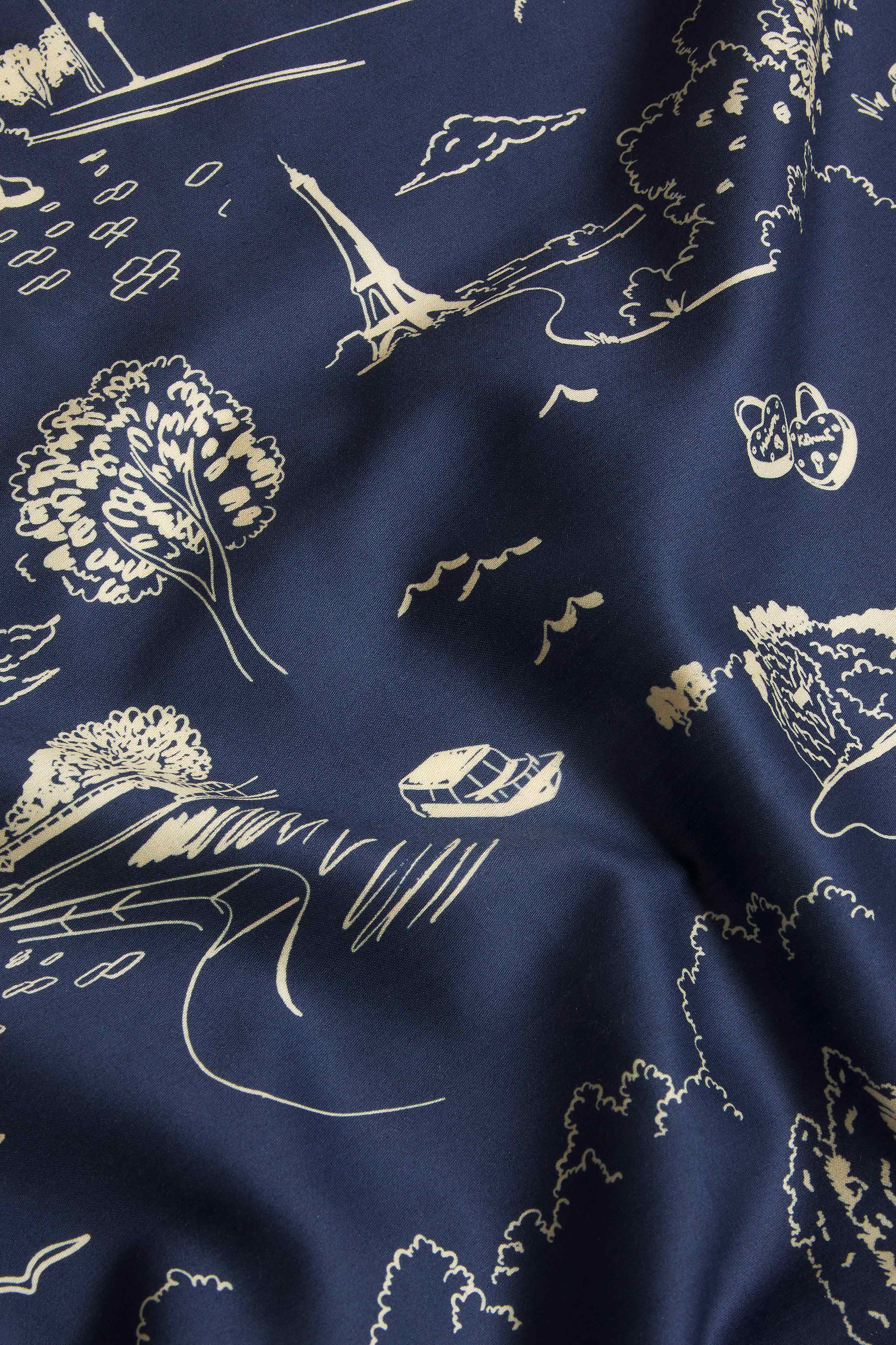 PARISIAN MAP SCARF thumbnail 3