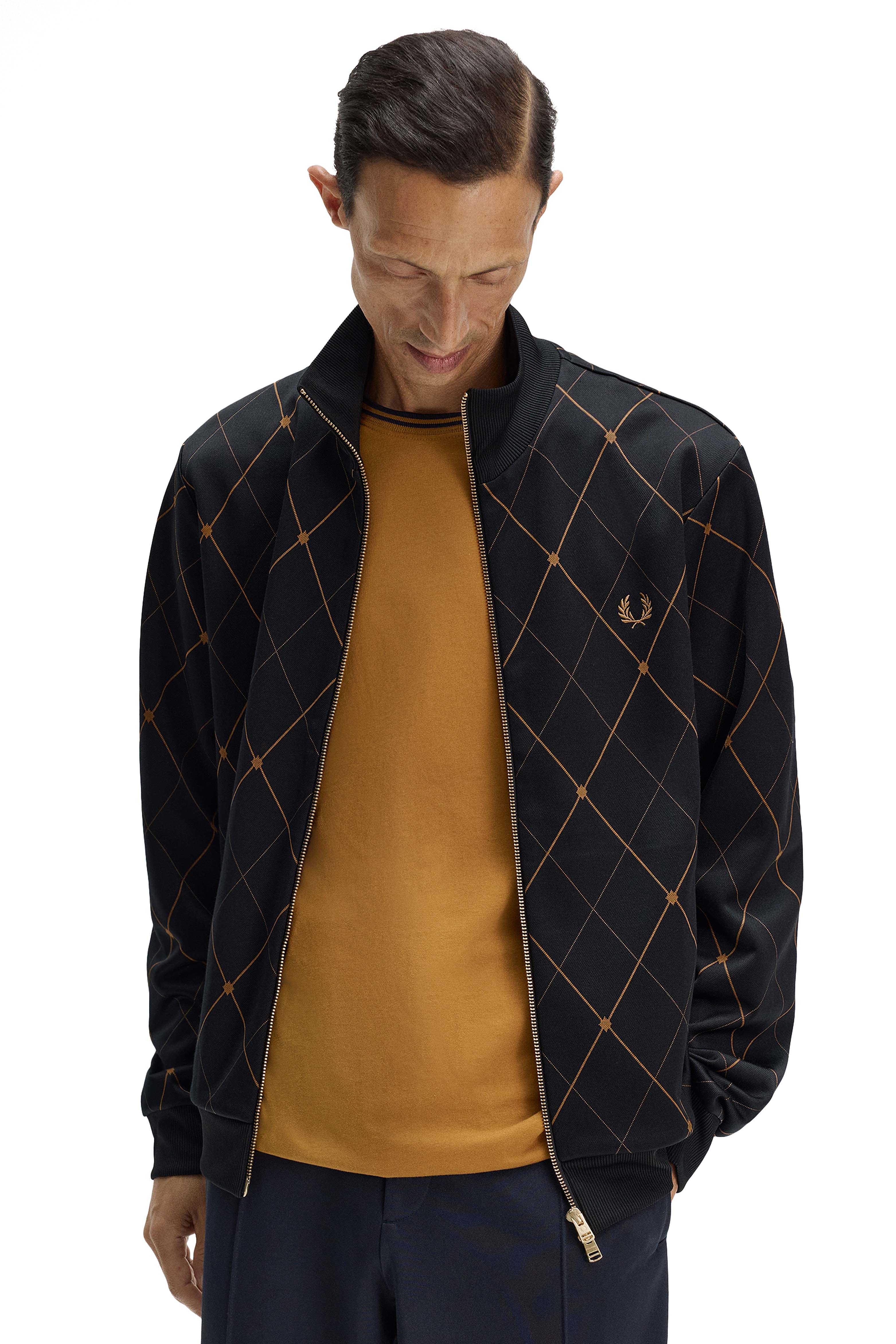 MEN'S ARGYLE TRACK JACKET thumbnail 3