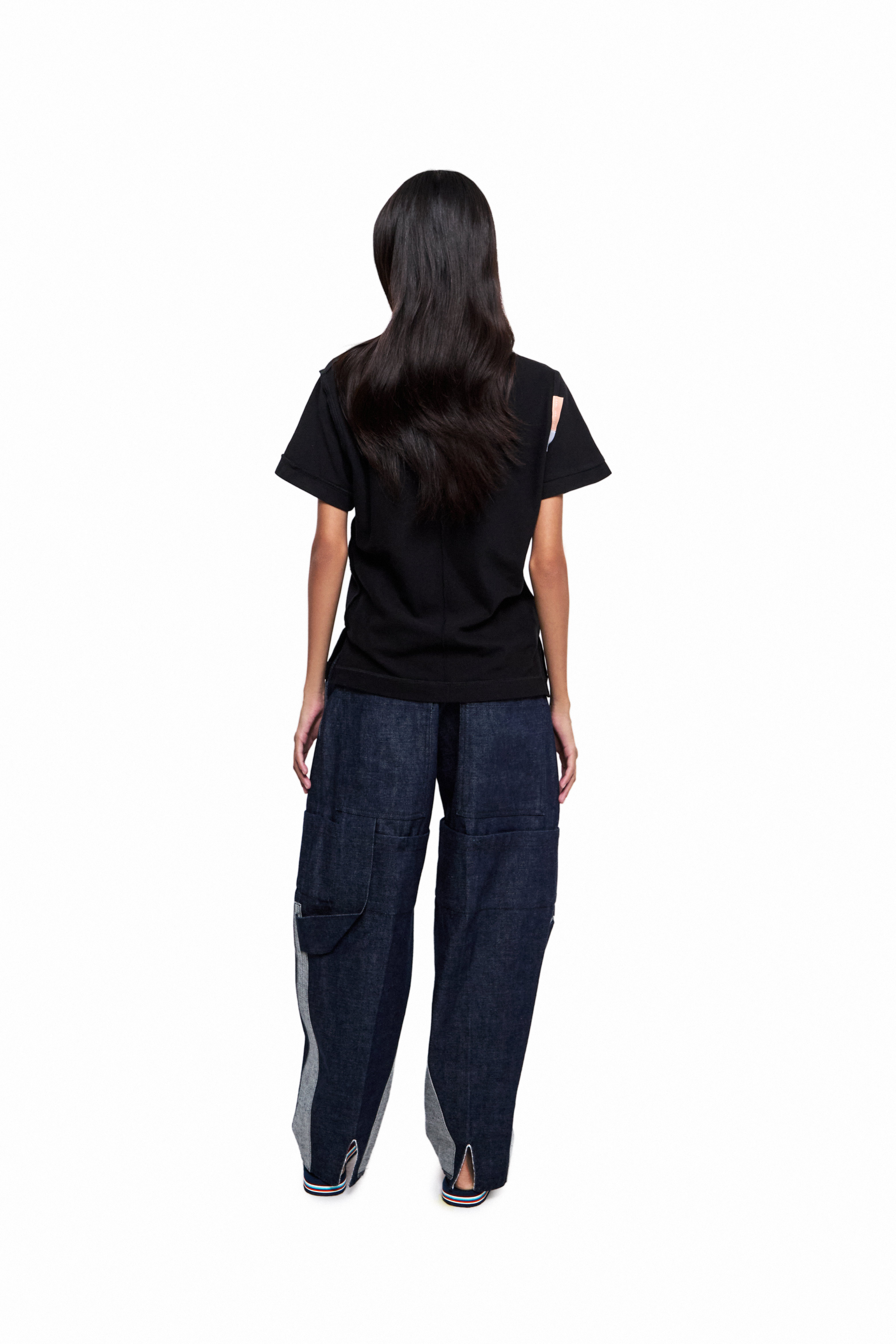 UNIVERS X CARL JAN CRUZ DESIGN DENIM SAGING JEANS thumbnail 3