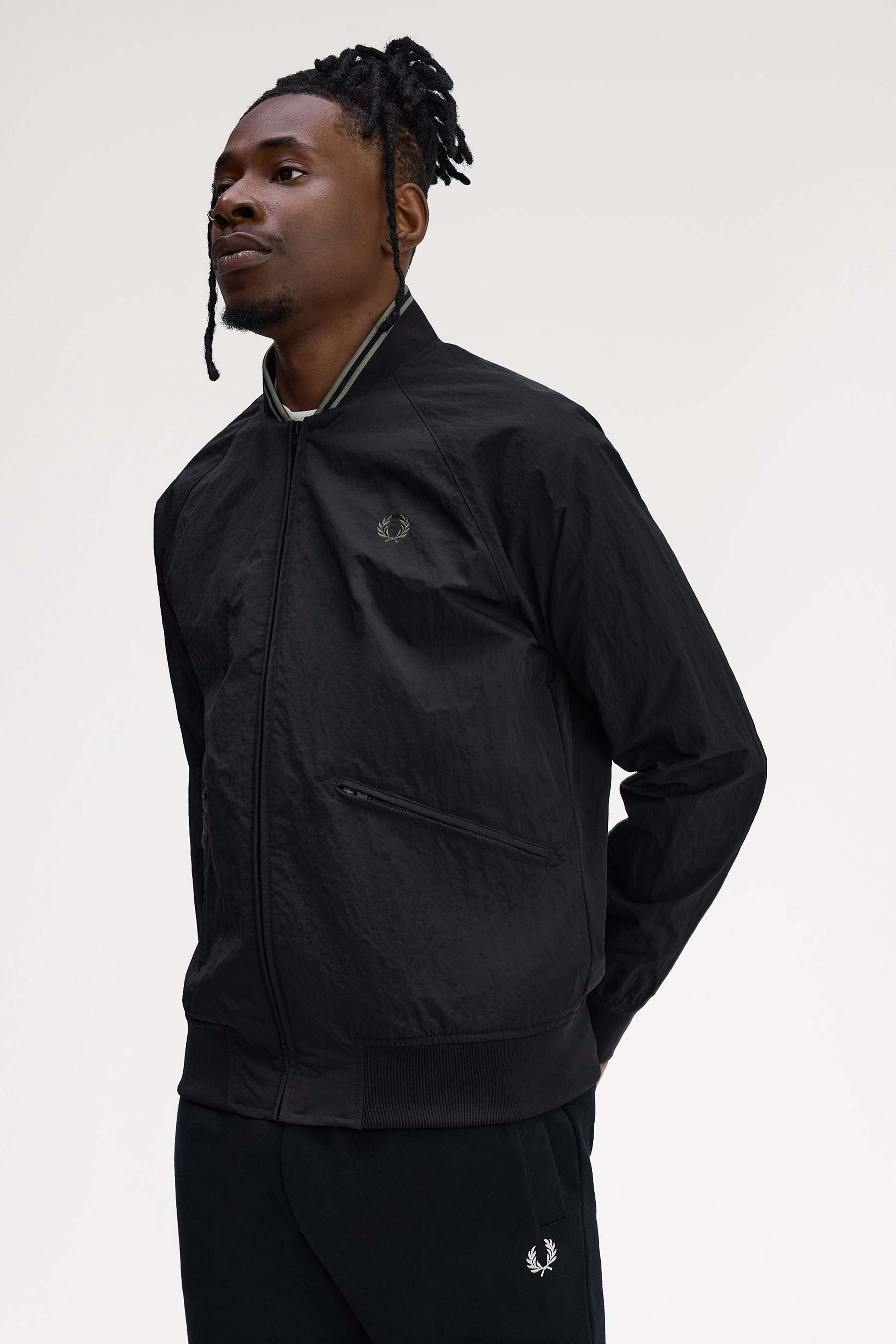 TIPPED TASLAN TENNIS BOMBER JK thumbnail 3