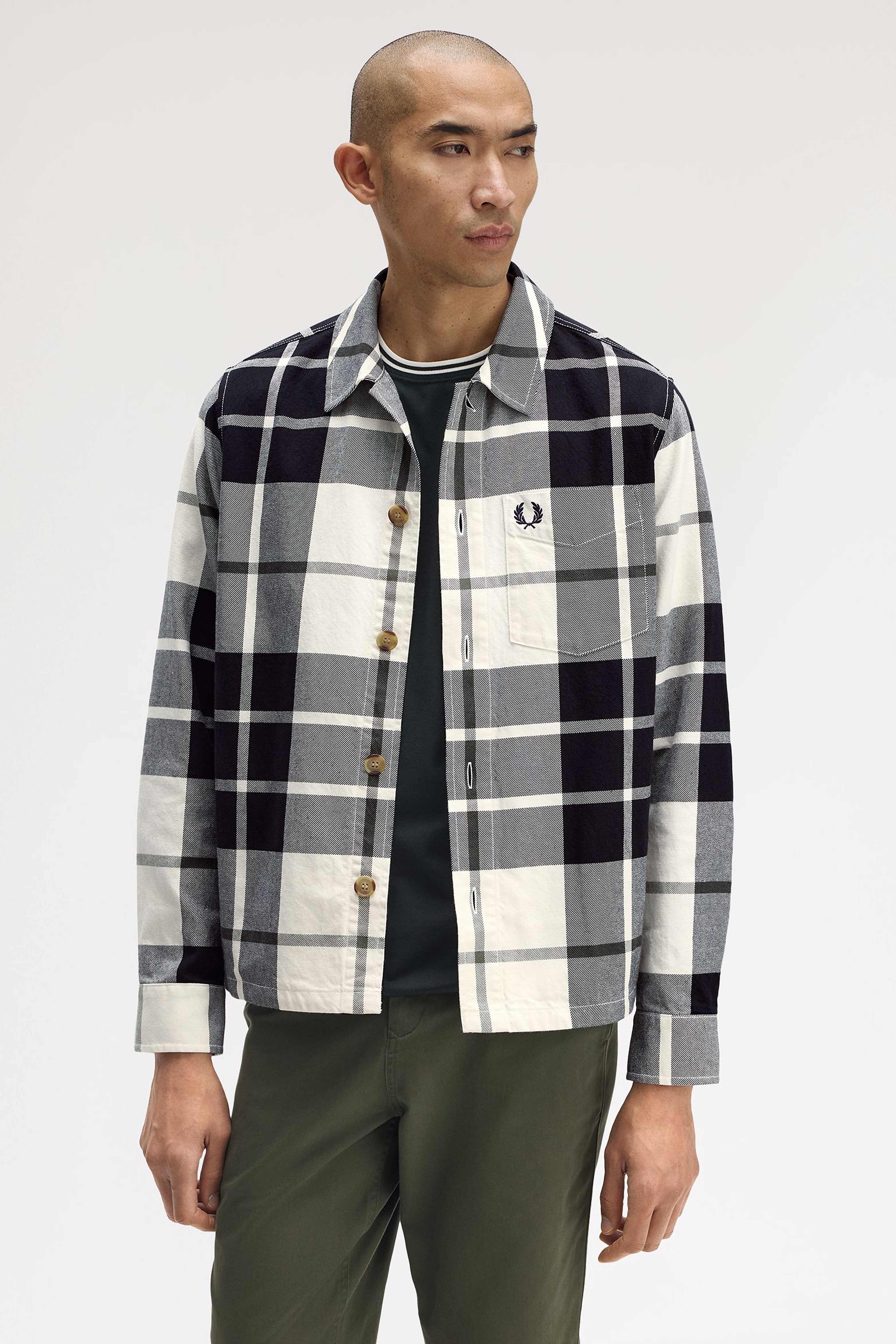 TARTAN TWILL OVERSHIRT thumbnail 3