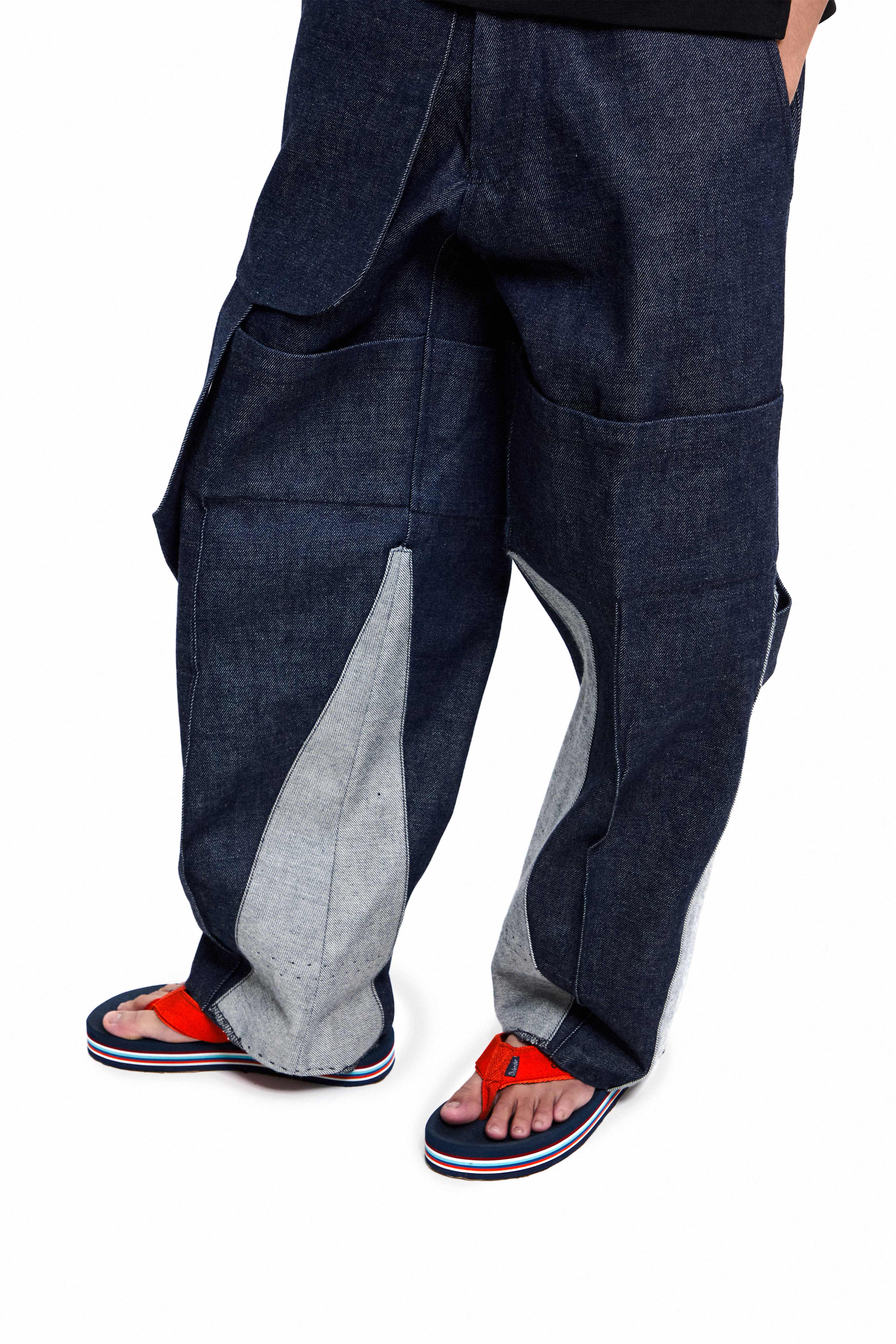 UNIVERS X CARL JAN CRUZ DESIGN DENIM SAGING JEANS thumbnail 6