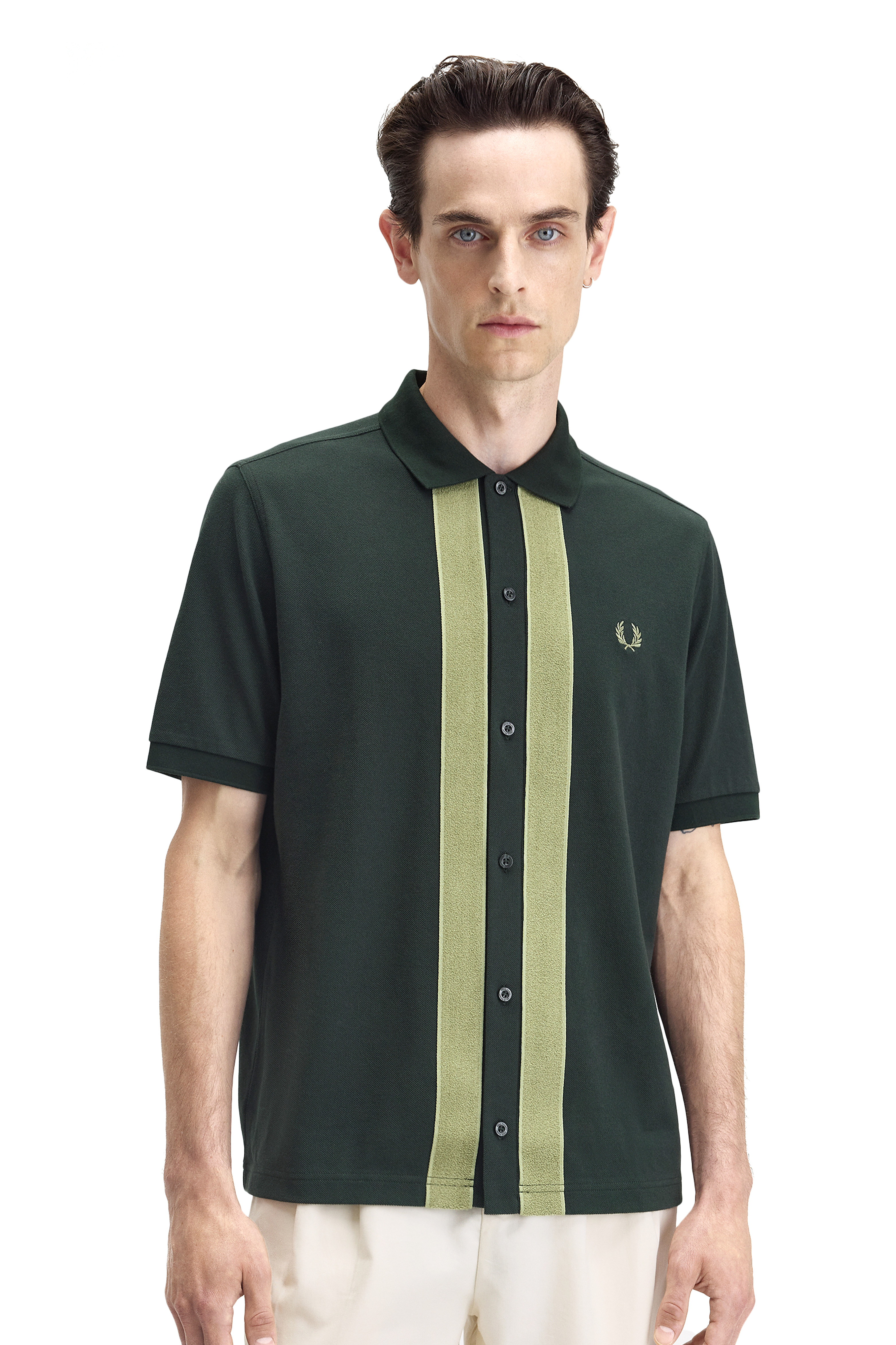 CHENILLE TAPE BUTTON THRU POLO thumbnail 5