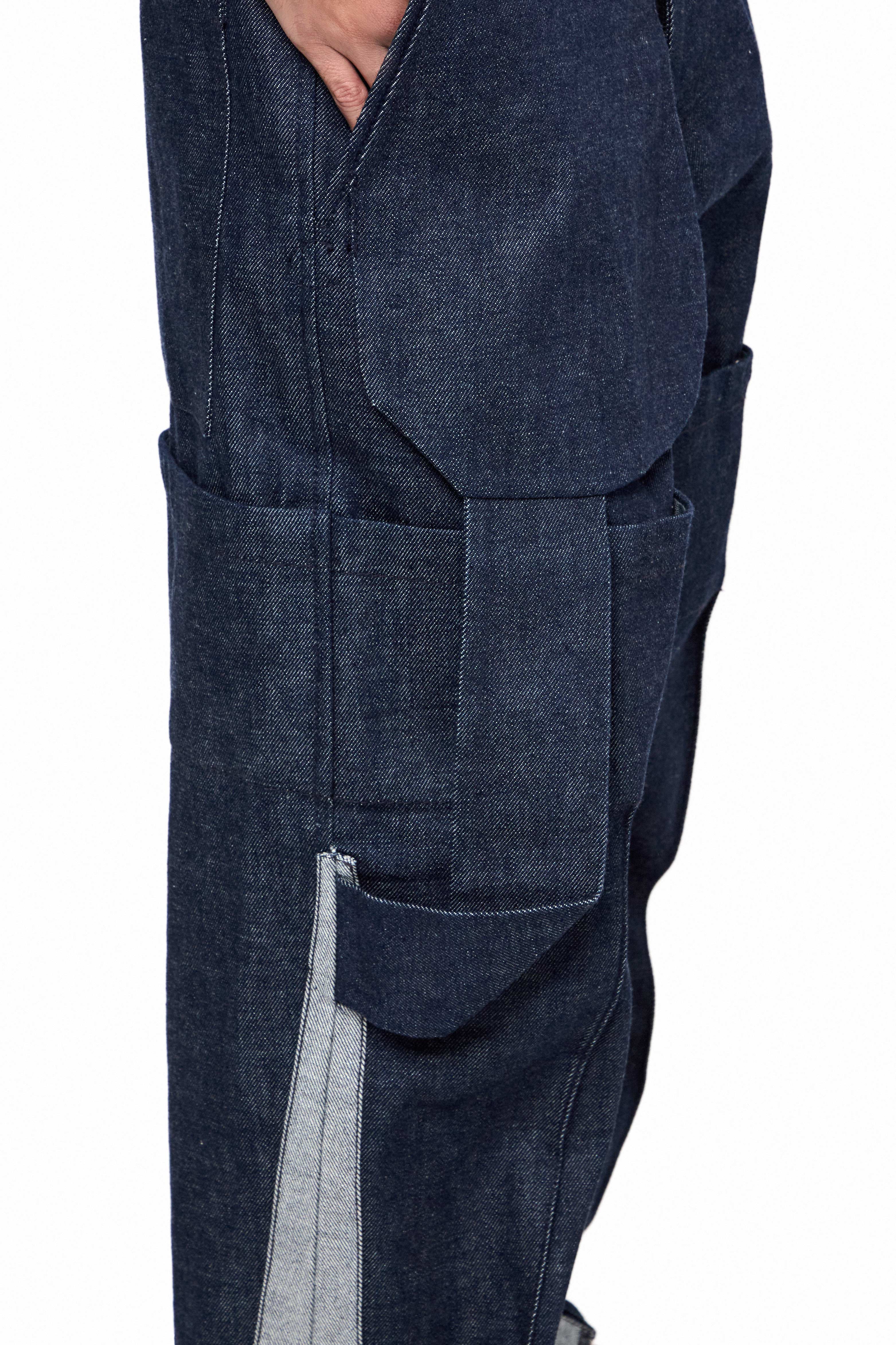 UNIVERS X CARL JAN CRUZ DESIGN DENIM SAGING JEANS thumbnail 5