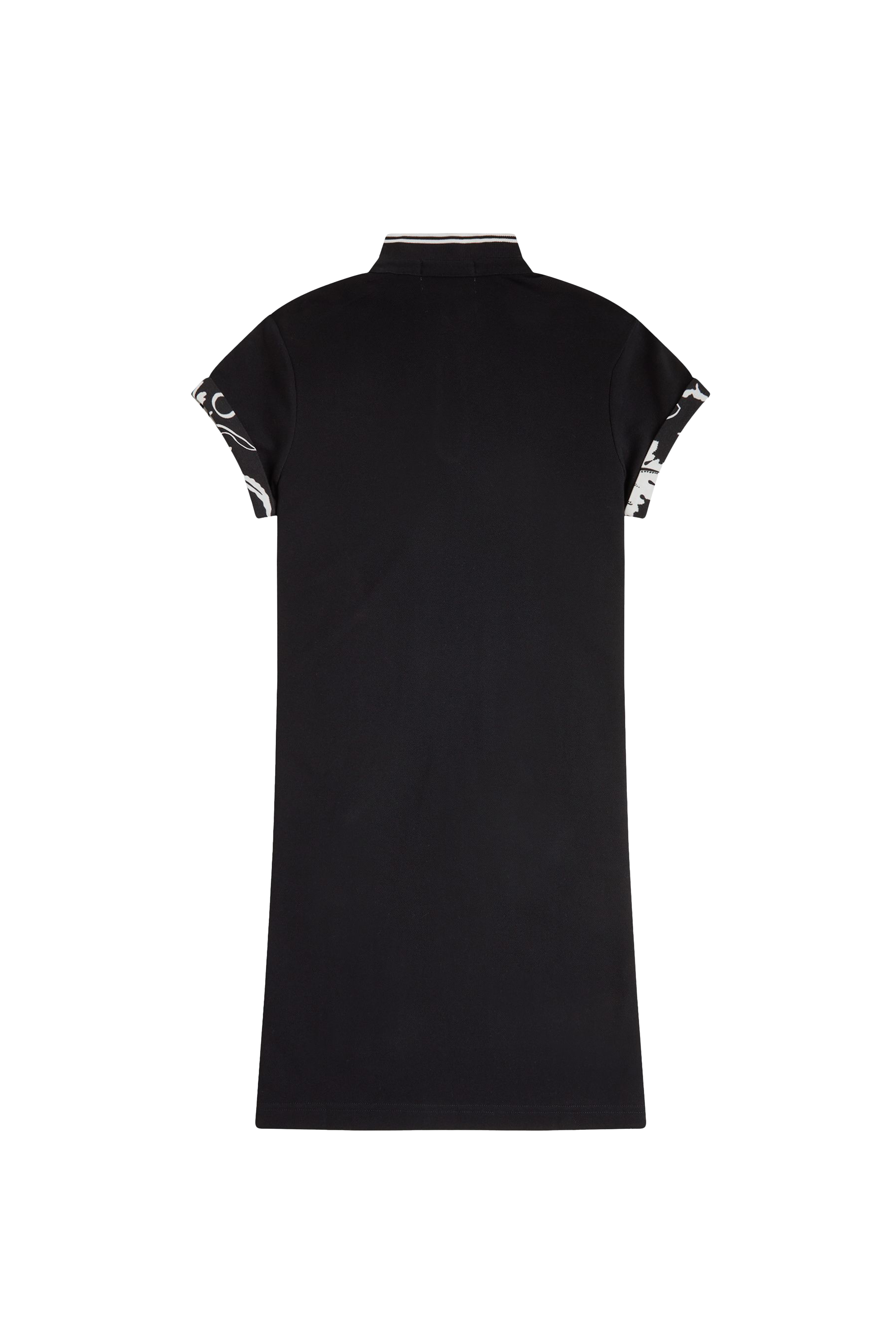 PRINTED TRIM PIQUE DRESS thumbnail 2