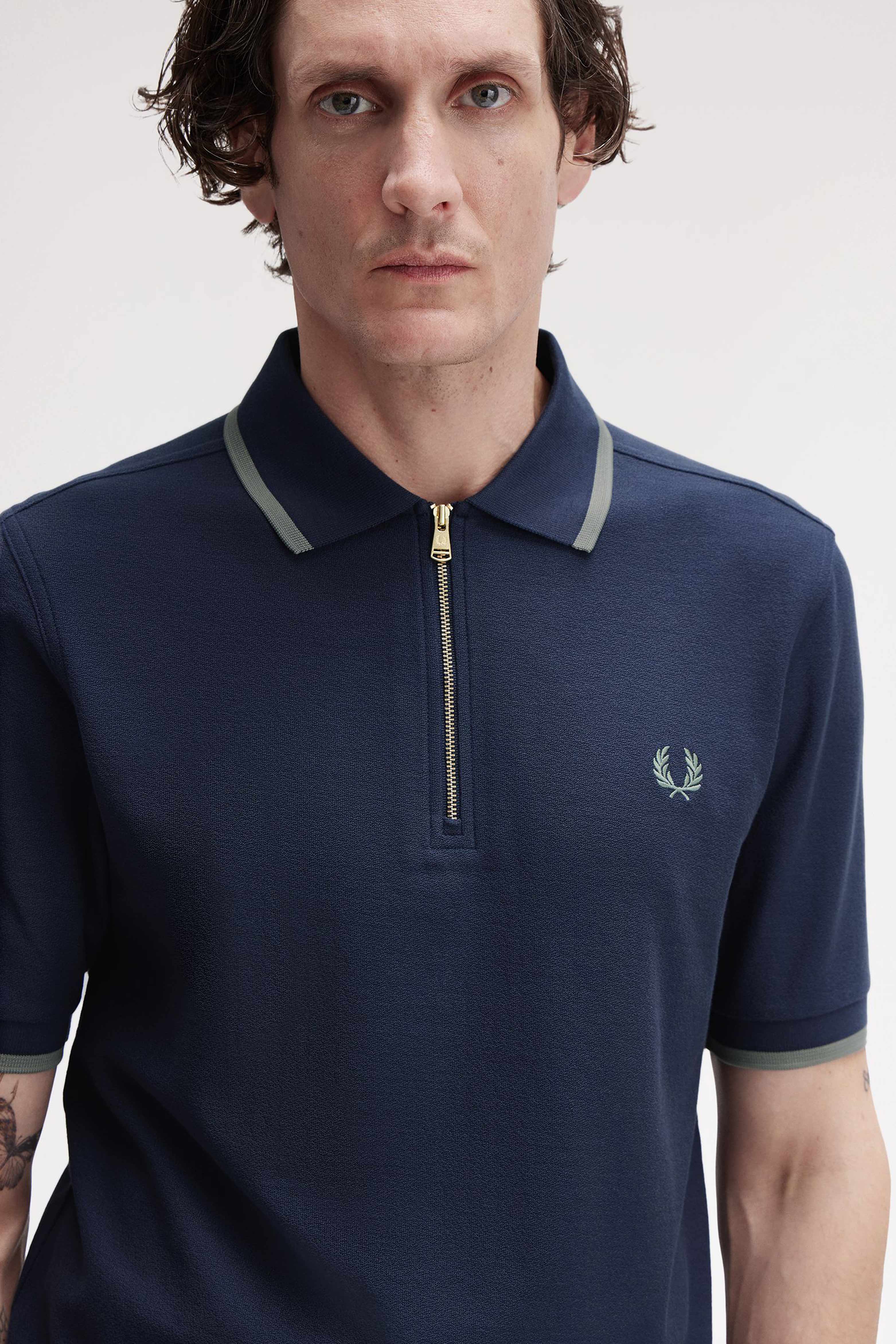 FRED PERRY CREPE PIQUE POLO SHIRT thumbnail 4