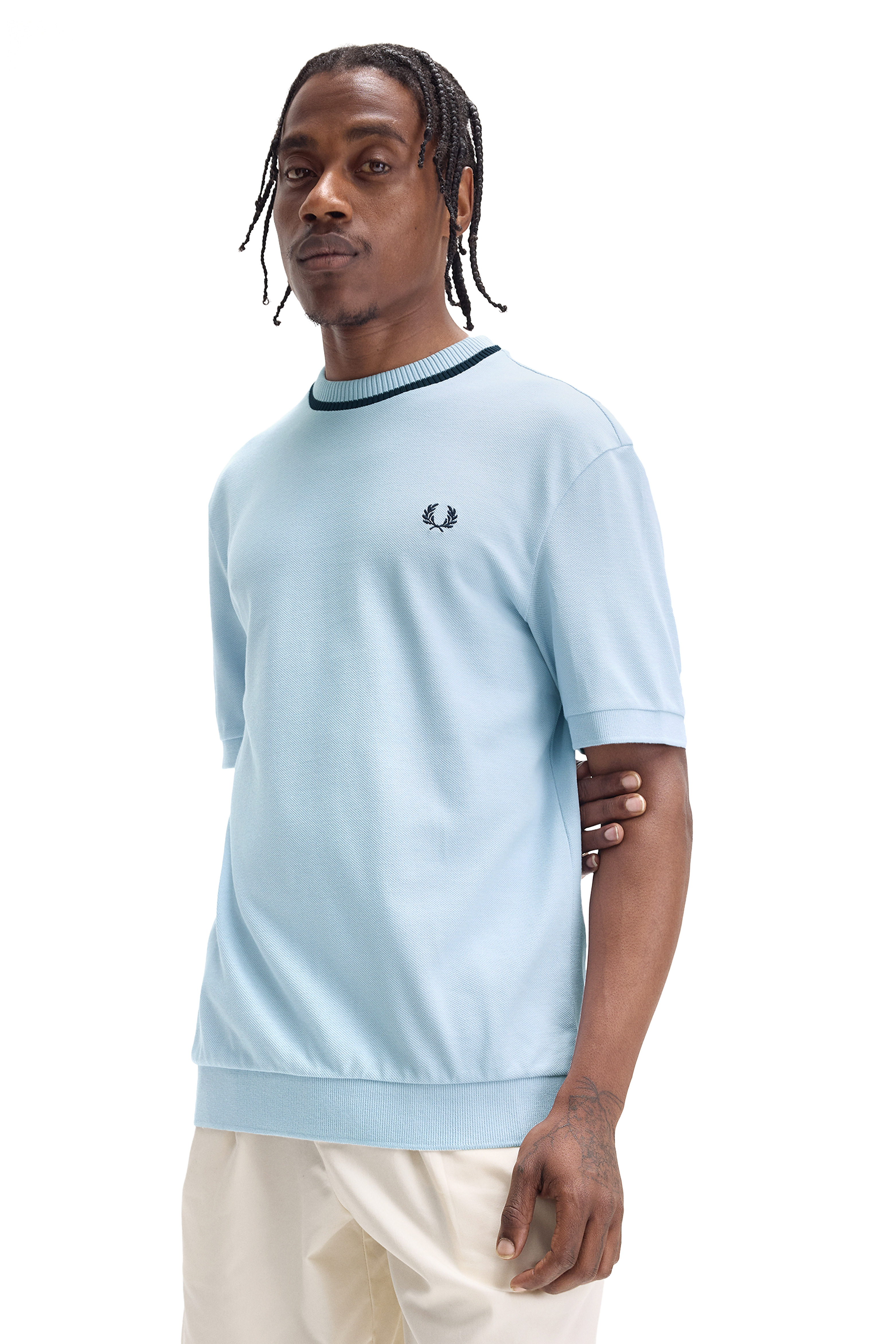 CREW NECK PIQUE T-SHIRT thumbnail 4