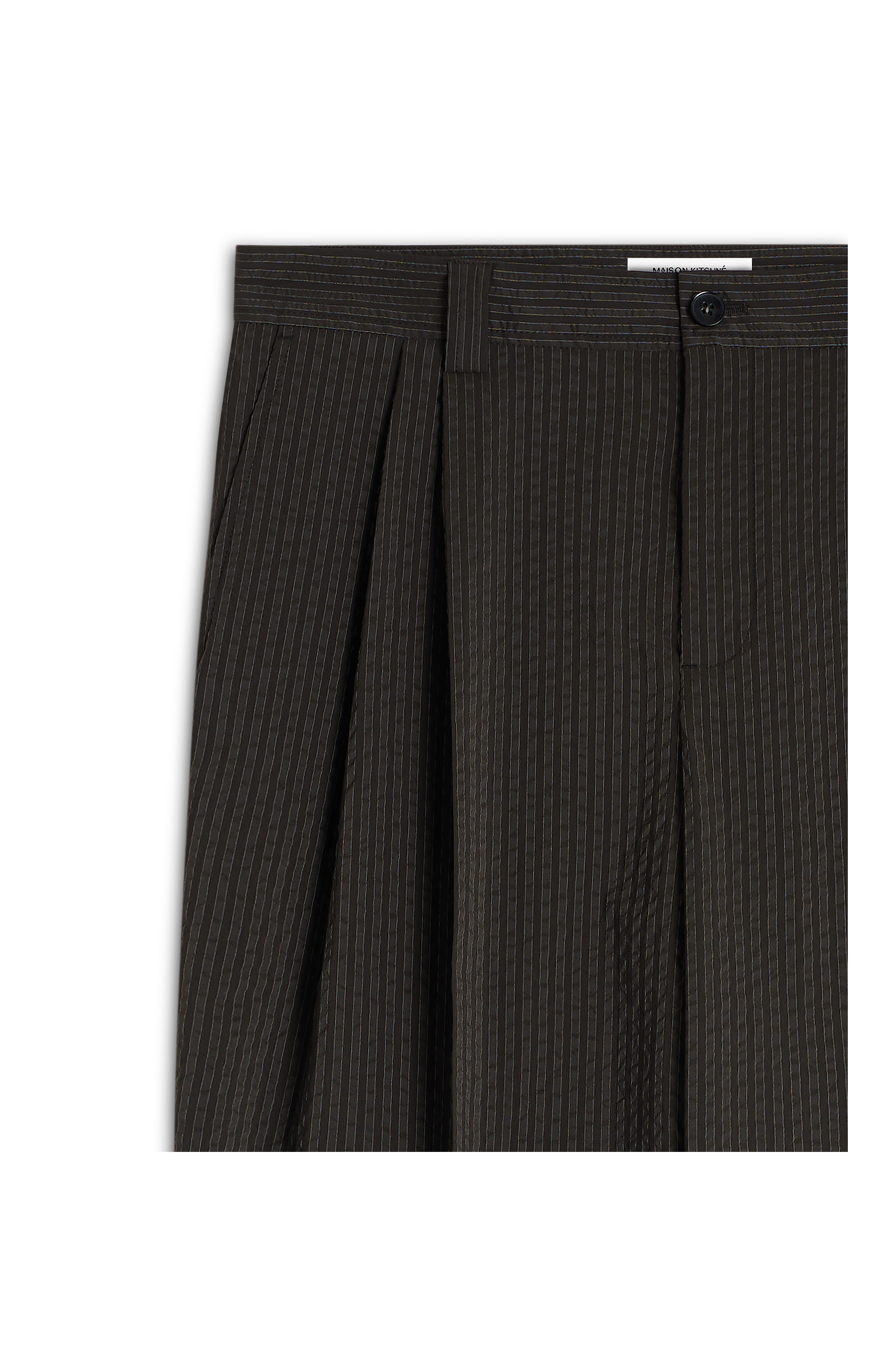 MENS STRIPED CASUAL STRAIGHT LEG PANTS thumbnail 3