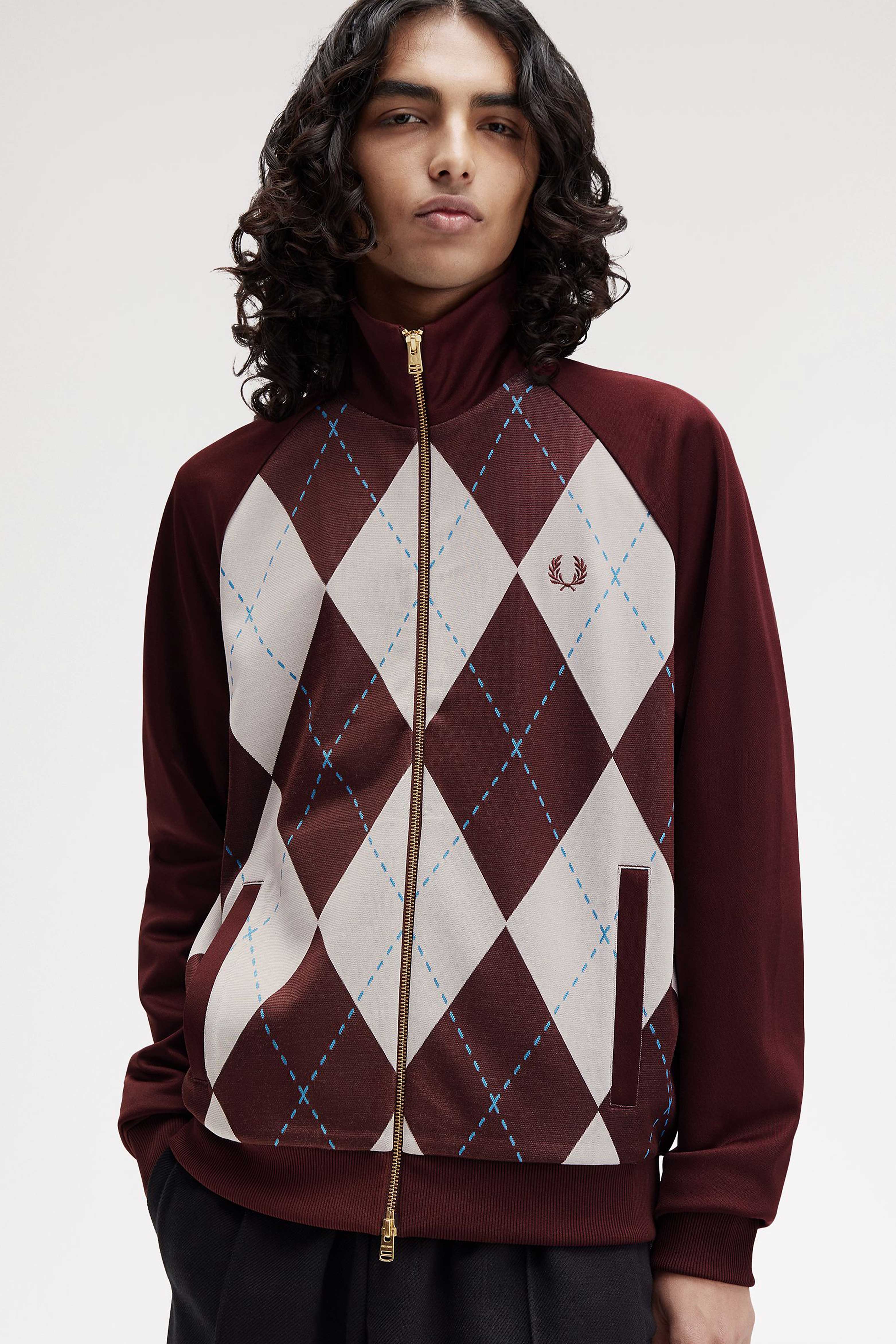 ARGYLE TRACK JACKET thumbnail 3
