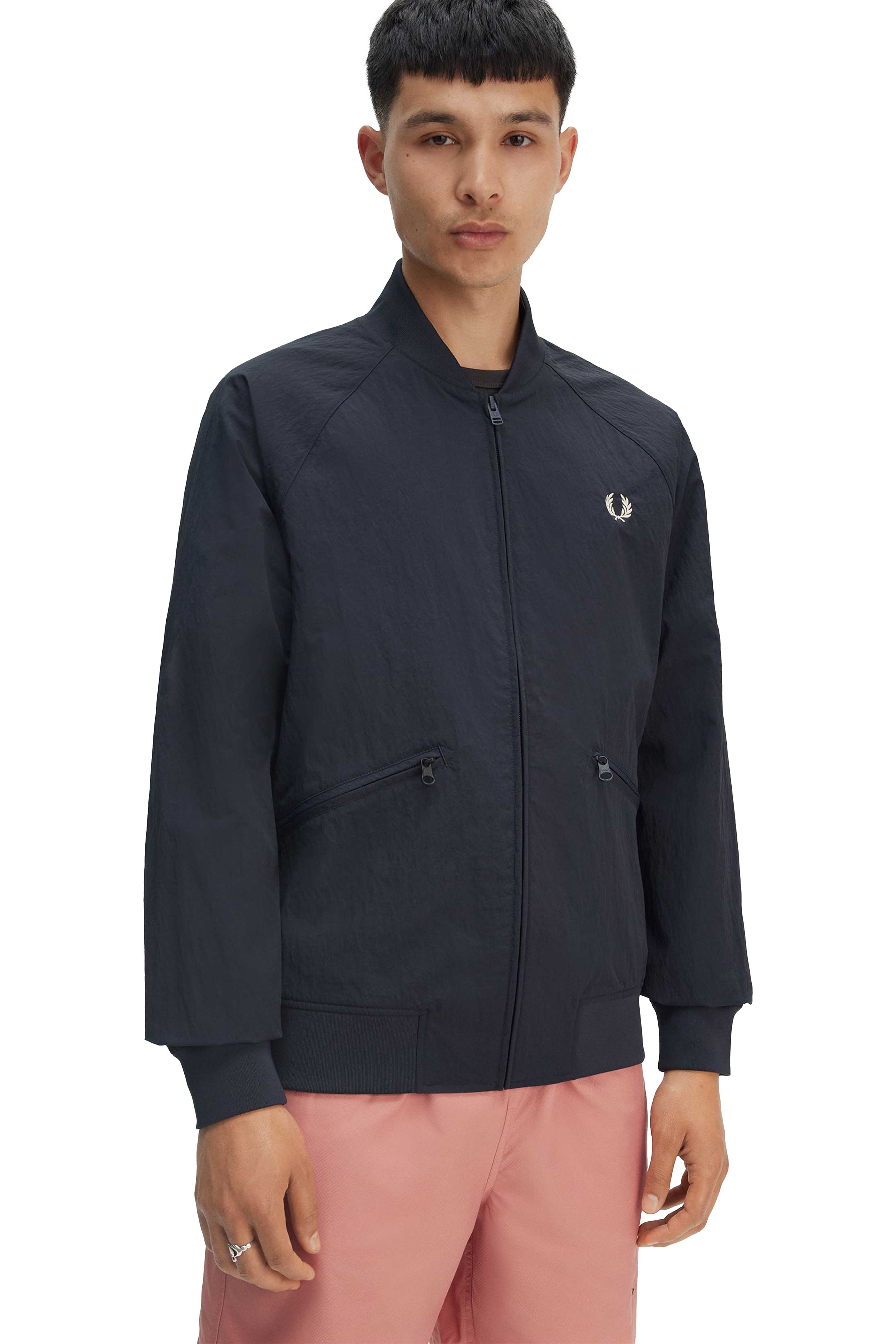 TEXTURED TENNIS BOMBER thumbnail 3