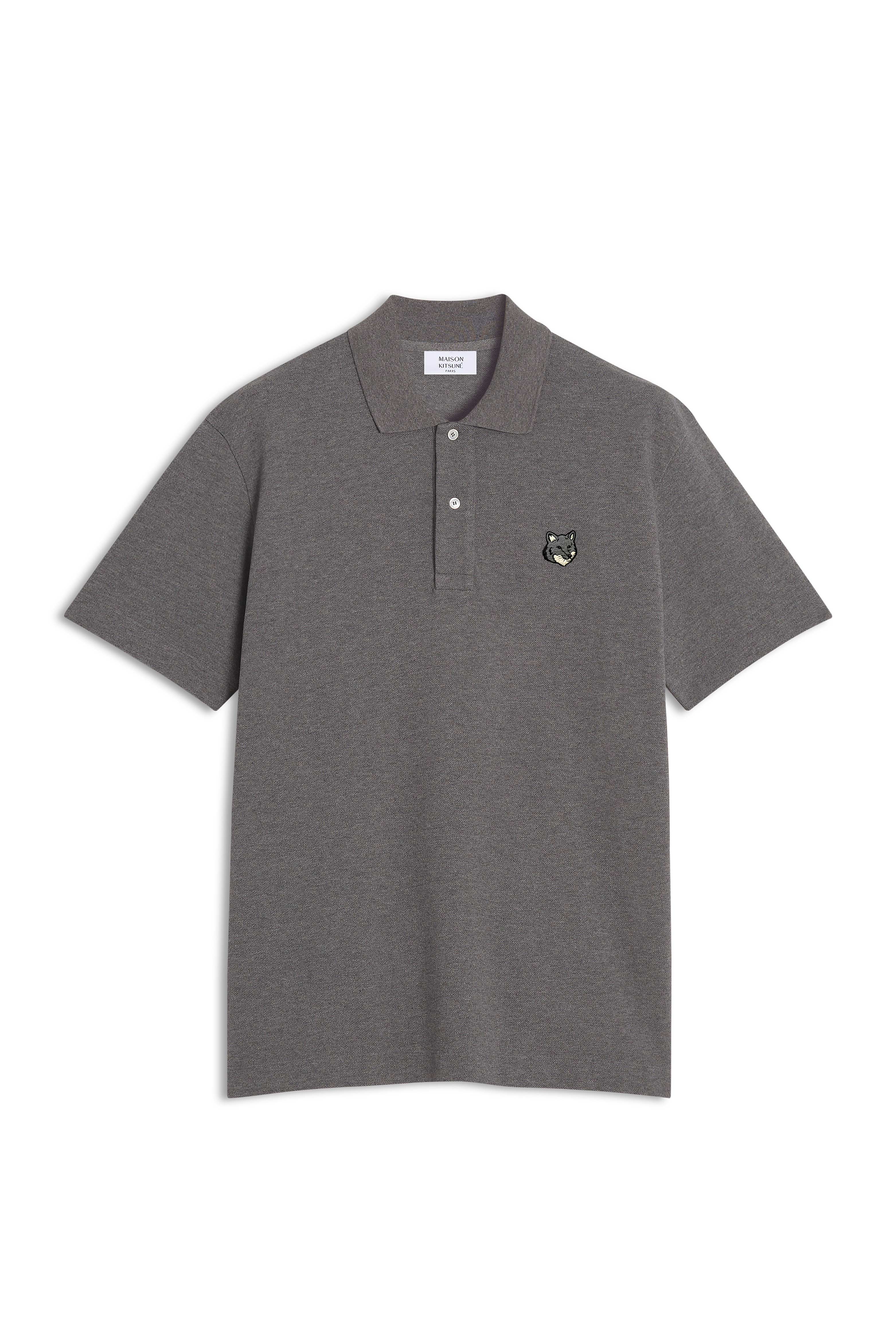 BASKET WEAVE KNITTED POLO SHIR