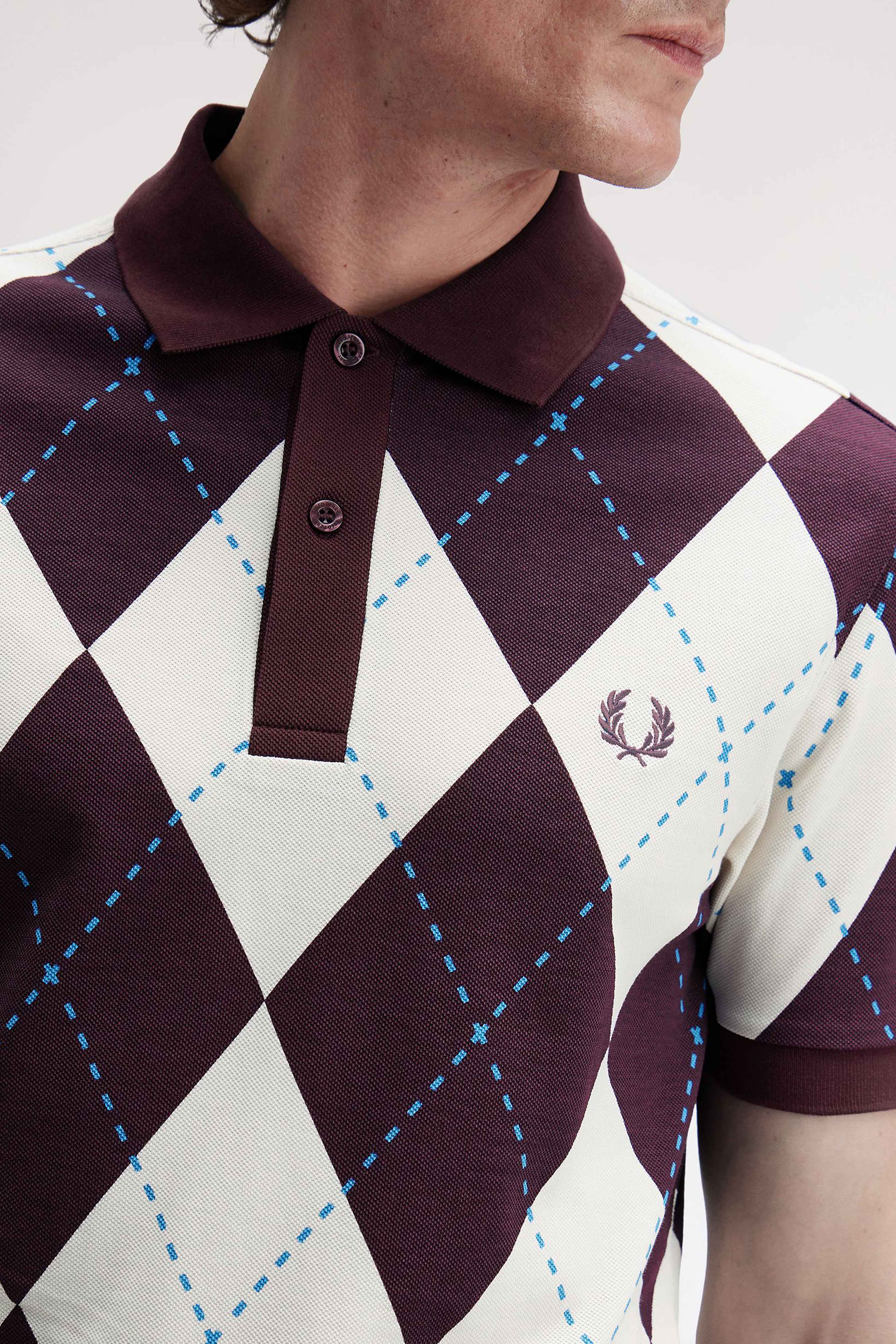 ARGYLE PRINT POLO SHIRT thumbnail 5