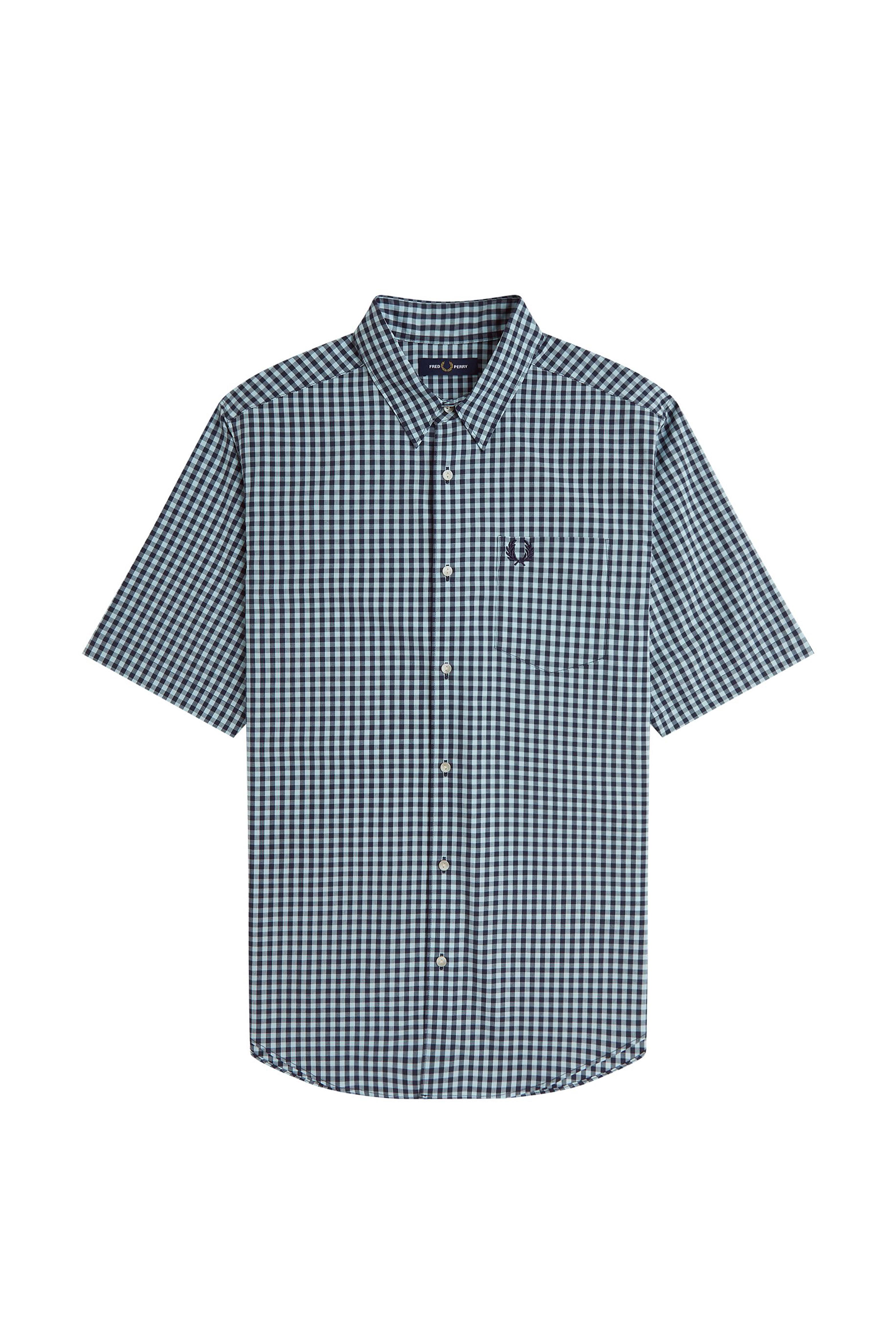 GINGHAM SHORT SLEEVE SHIRT