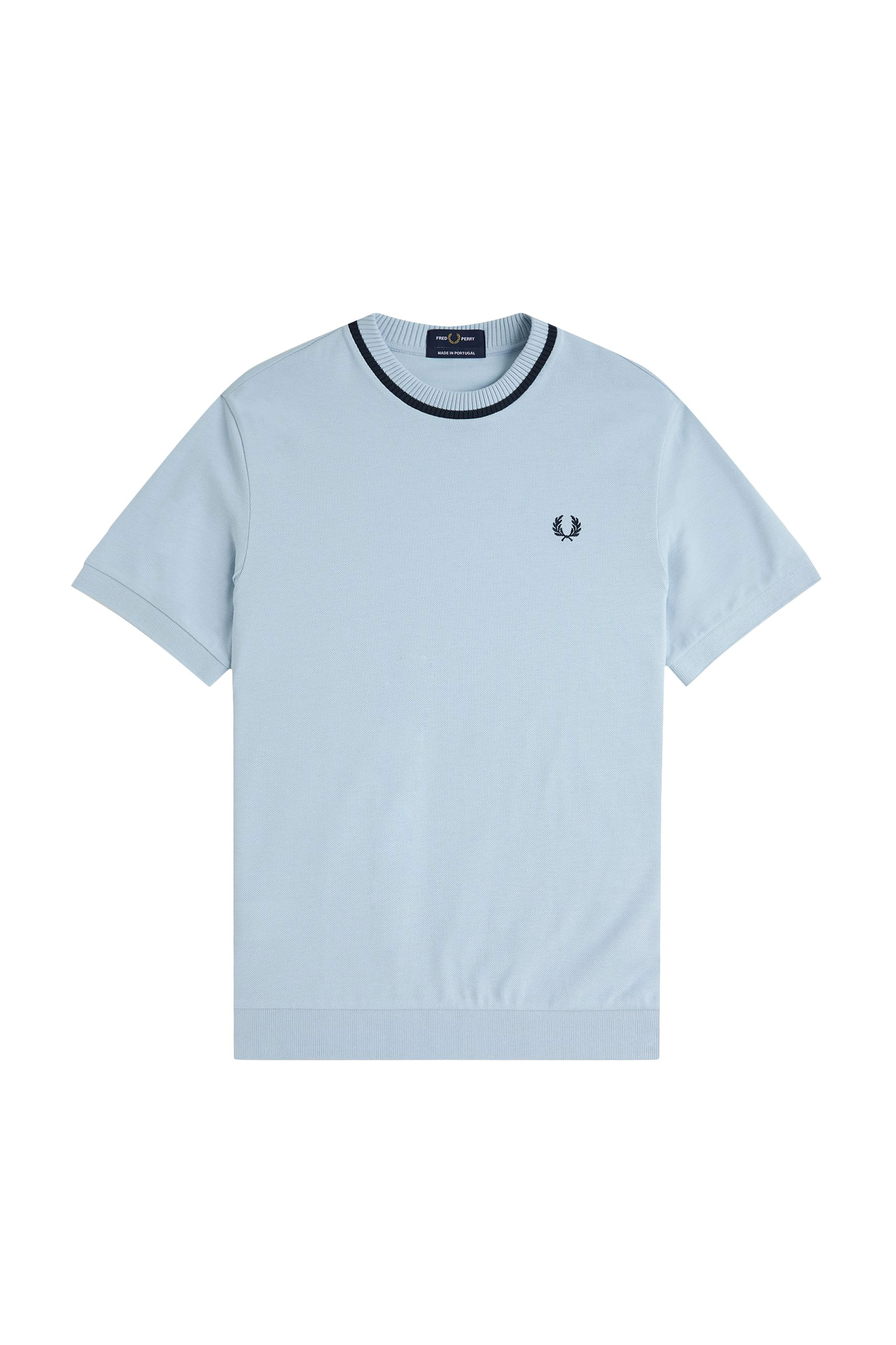 CREW NECK PIQUE T-SHIRT