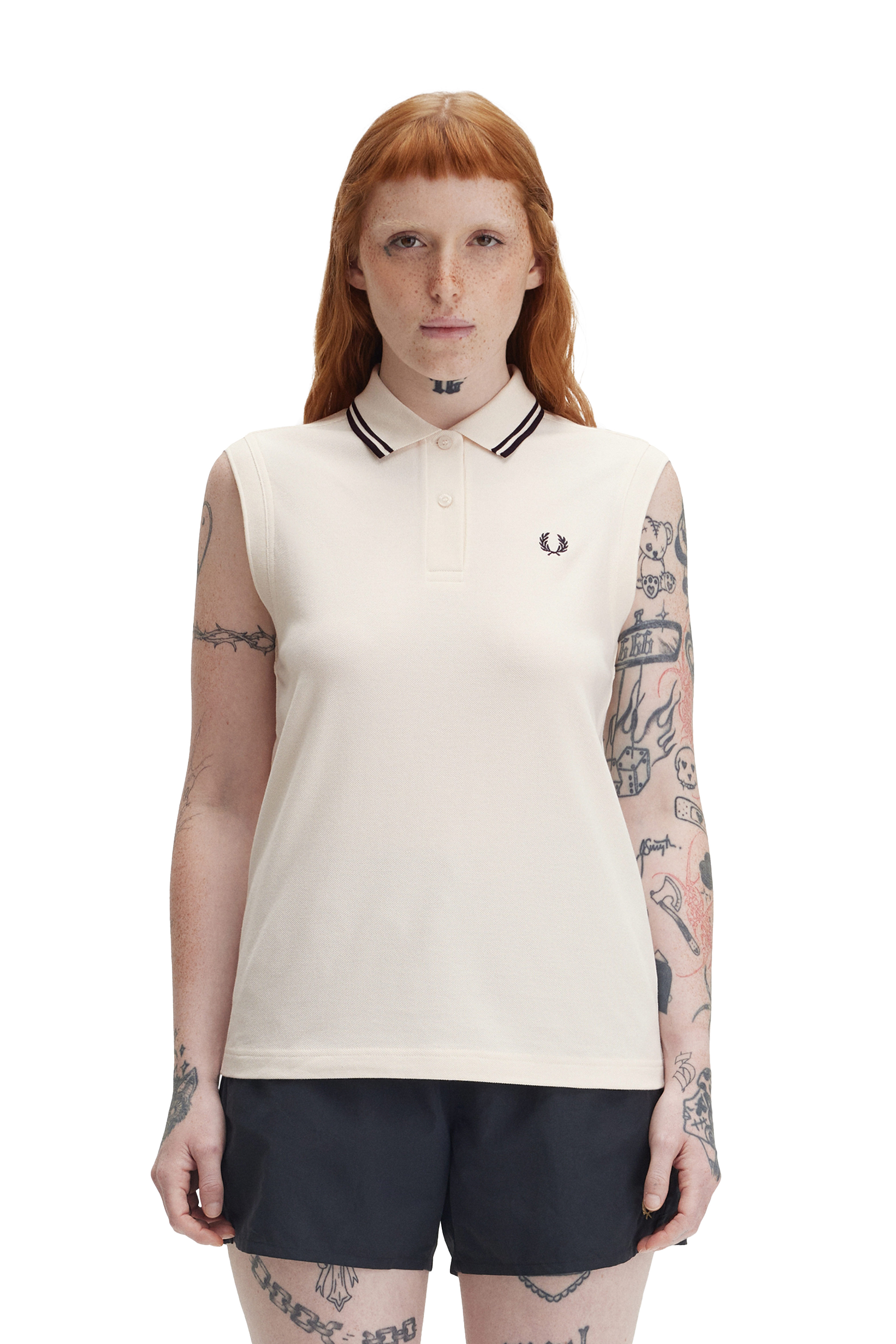 SLEEVELESS FRED PERRY SHIRT thumbnail 7