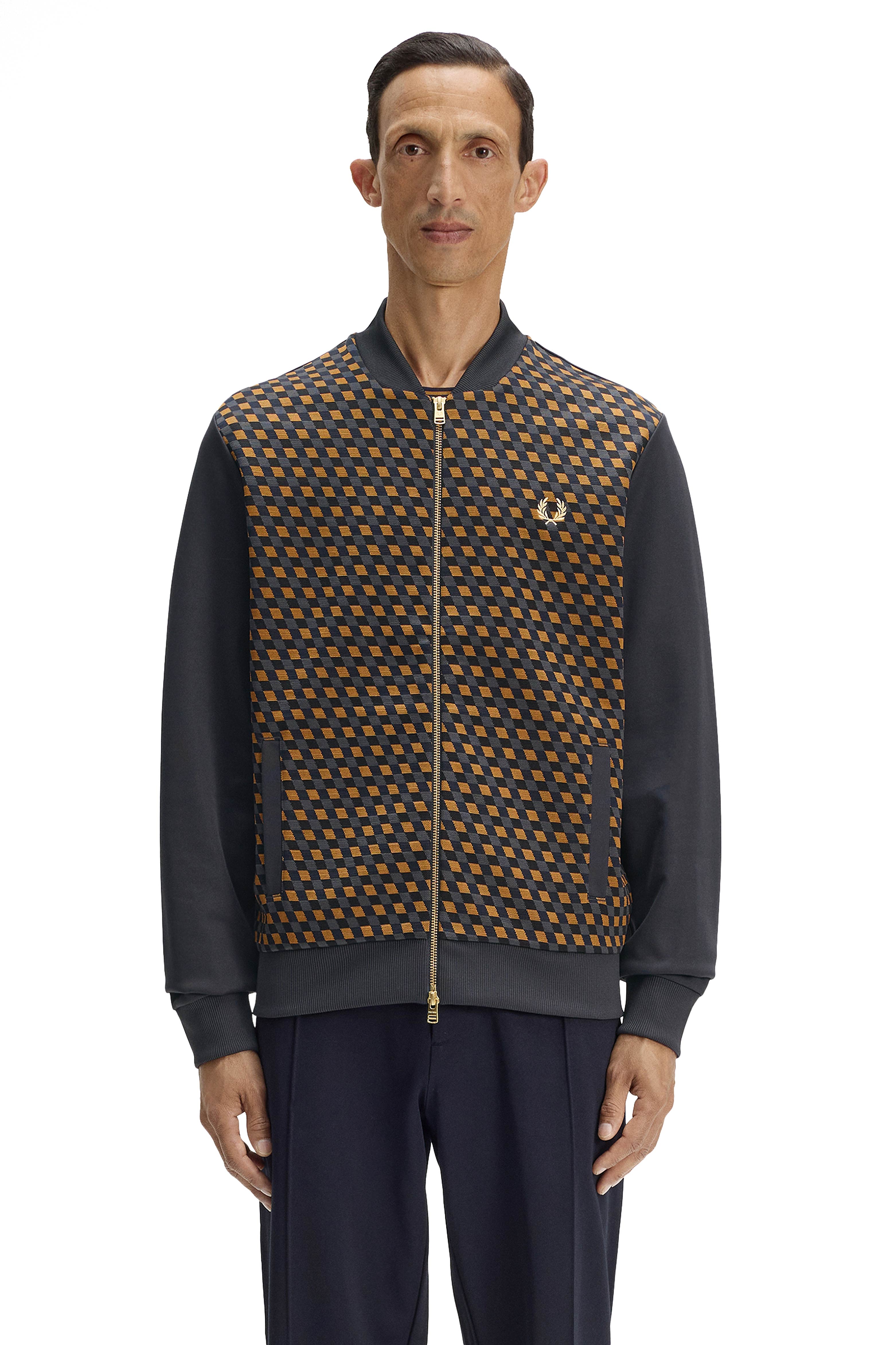 MEN'S GEOMETRIC TRACK JACKET thumbnail 4