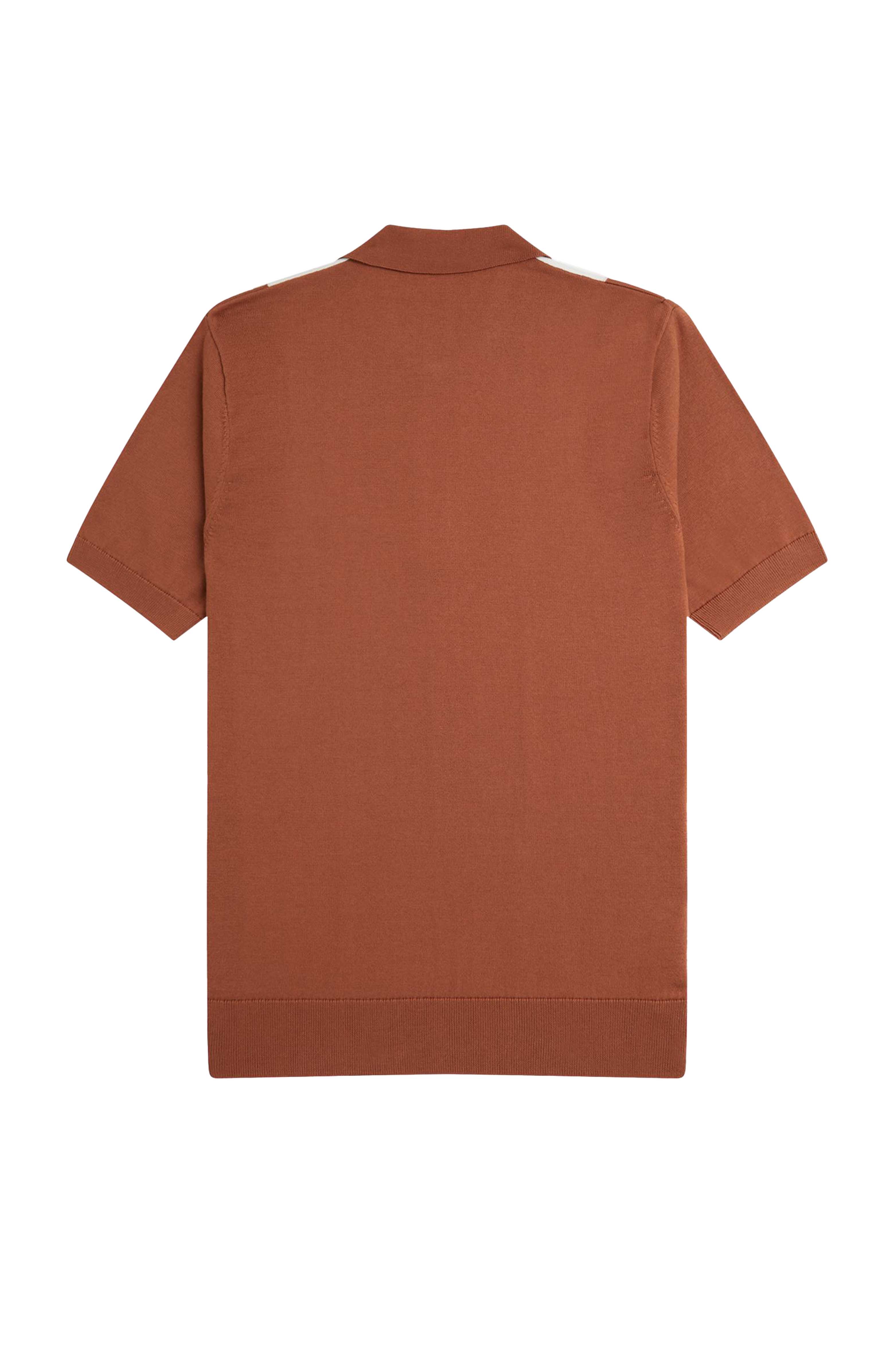 VERTICAL STRIPE ZIP NECK SHIRT thumbnail 2