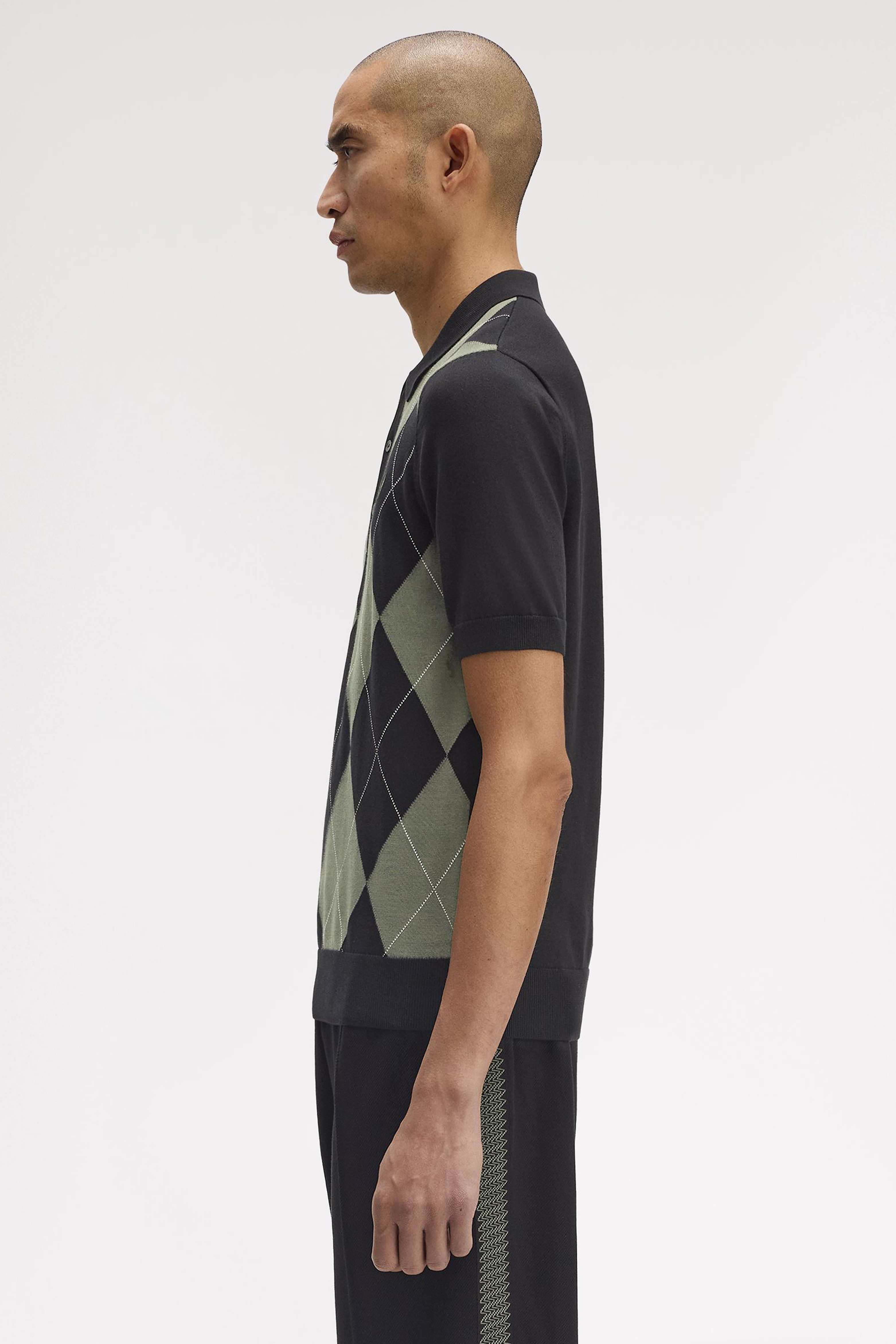 ARGYLE KNITTED SHIRT thumbnail 8