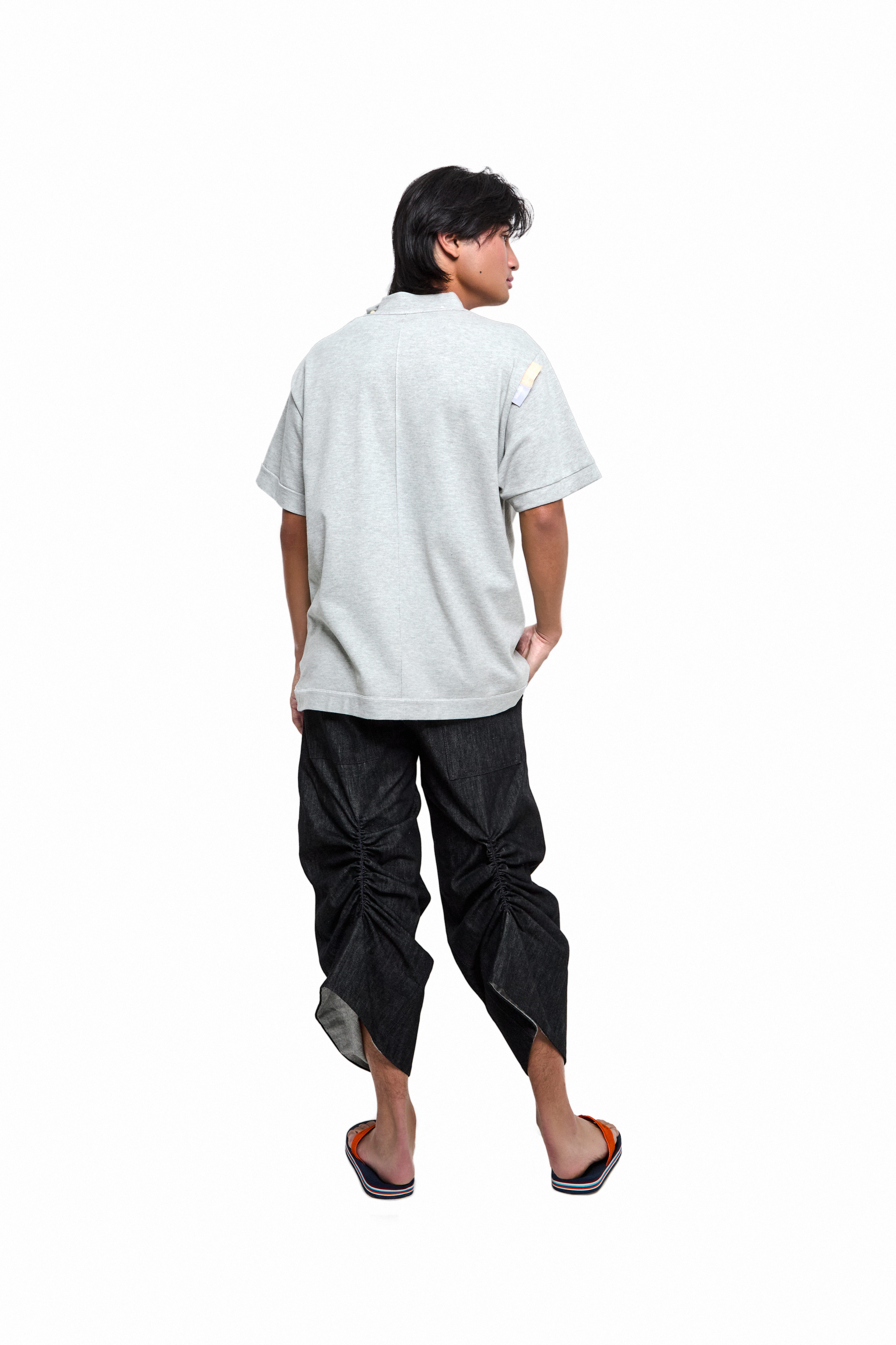 UNIVERS X CARL JAN CRUZ UNISEX SOFT KNEE JEANS thumbnail 3