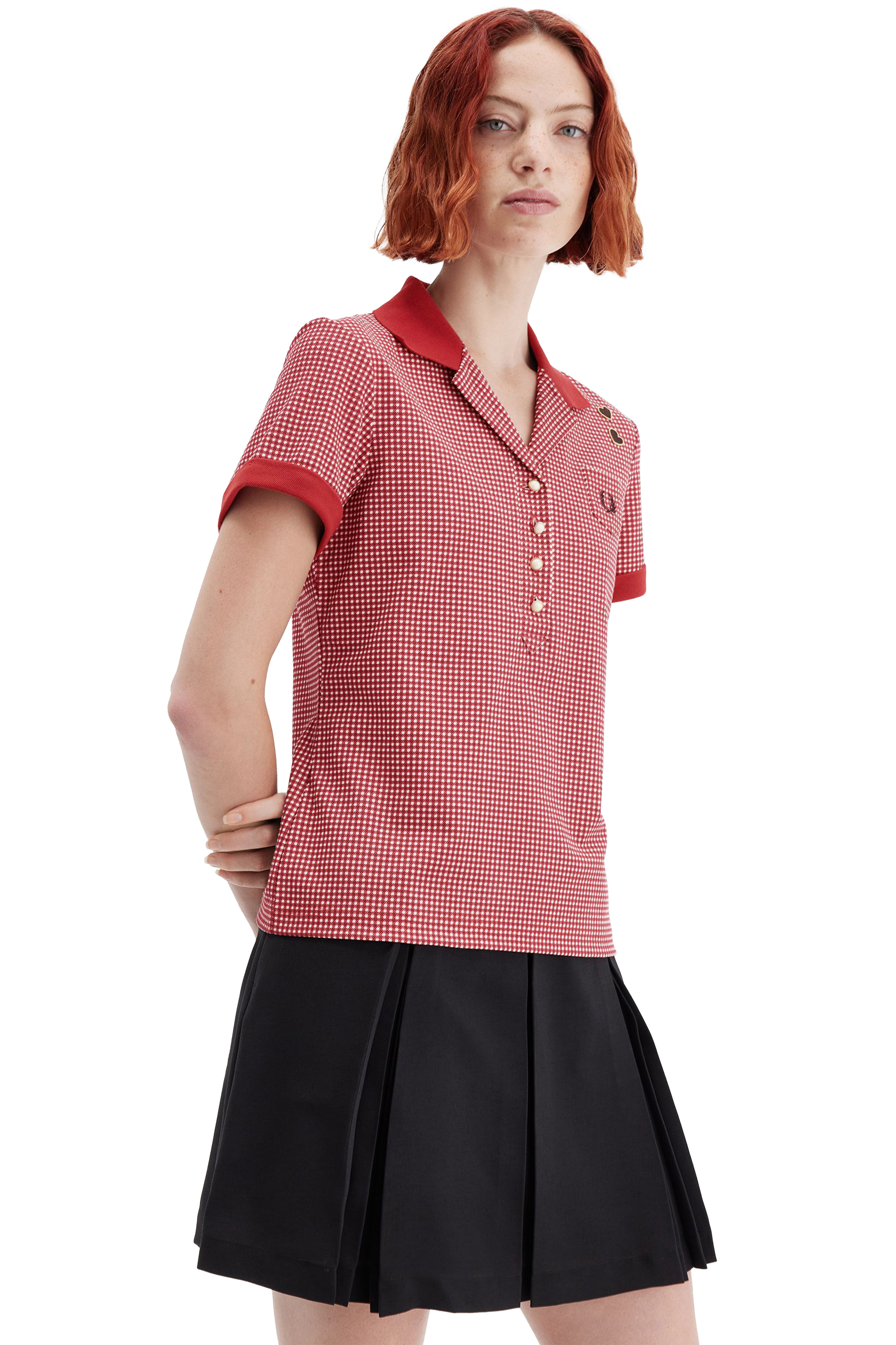 FRED PERRY WOMENS x AMY WINEHOUSE POLO SHIRT thumbnail 3