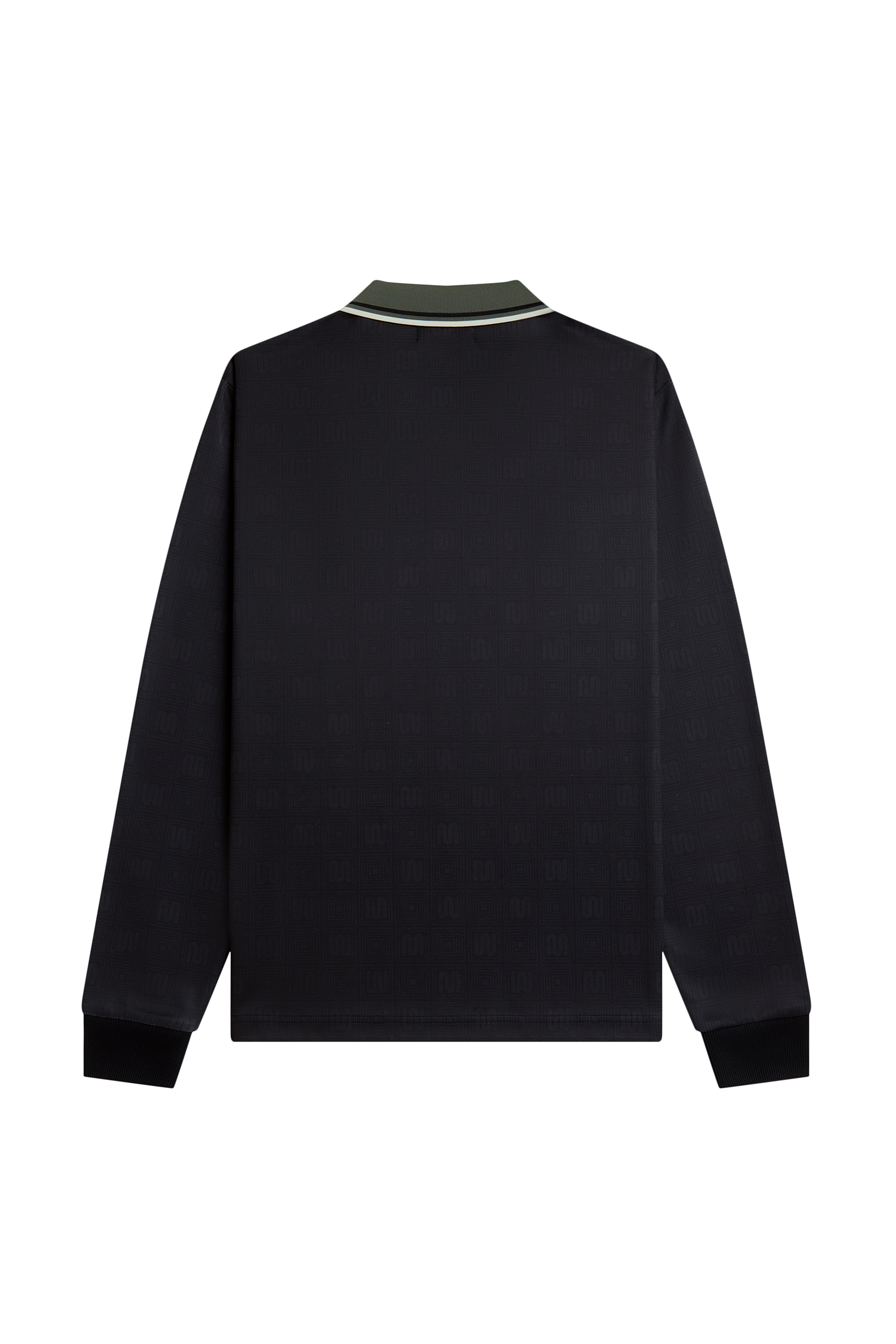FRED PERRY X MEYBA MEN'S PRINTED L/S POLO SHIRT thumbnail 2