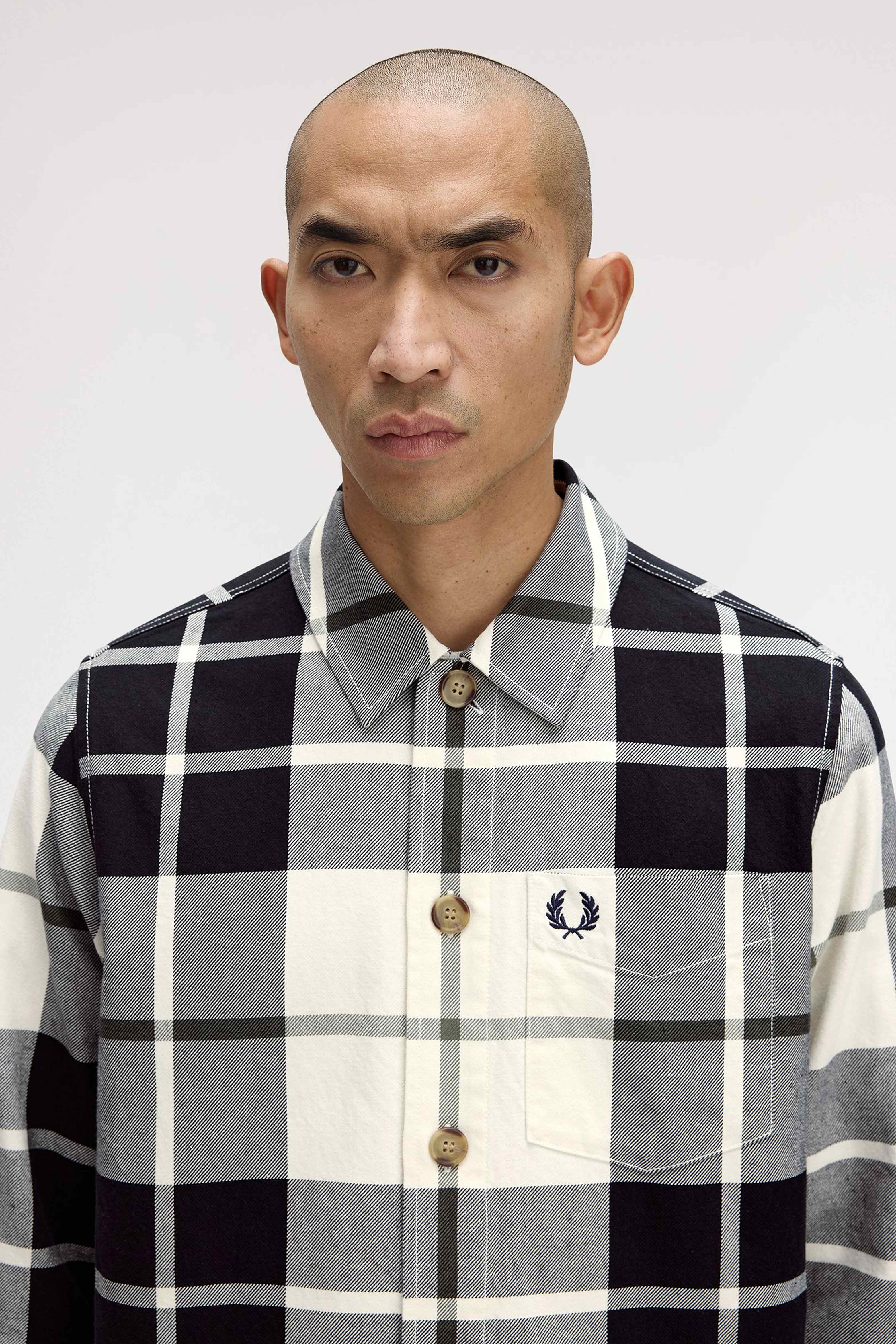 TARTAN TWILL OVERSHIRT thumbnail 4