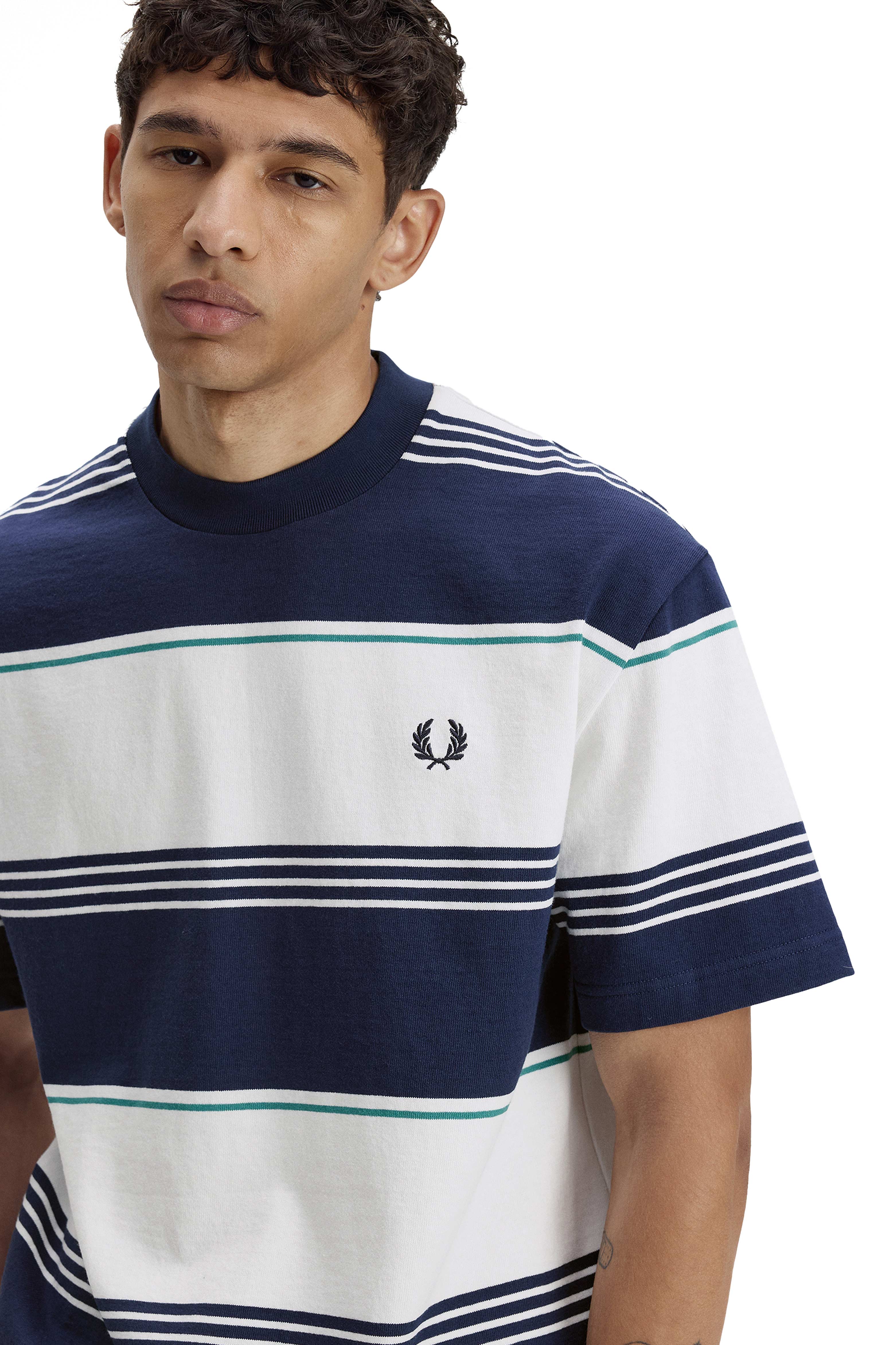 MEN'S HEAVYWEIGHT STRIPED T-SHIRT thumbnail 3