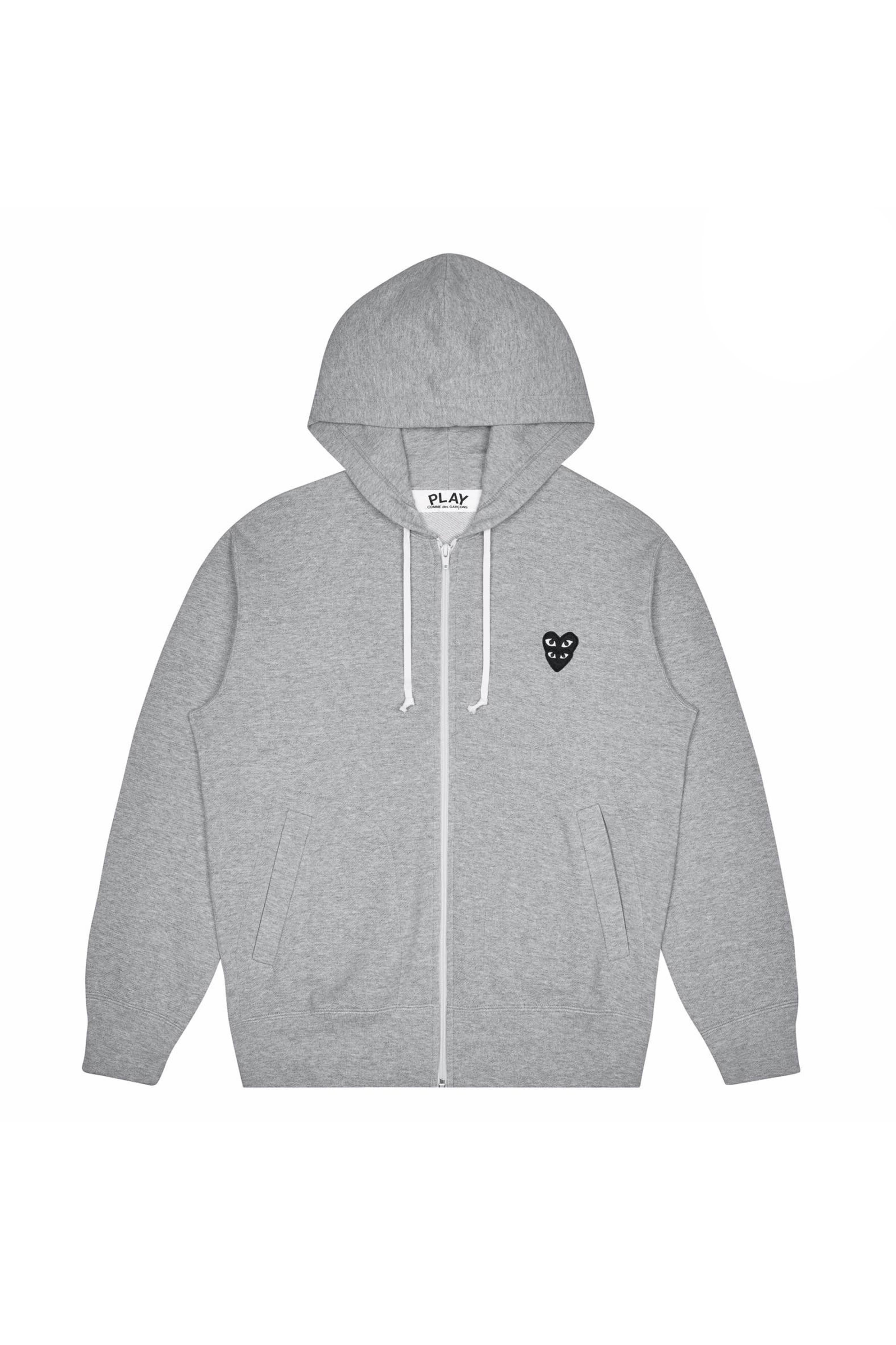 WOMEN'S DOUBLE BLACK HEART HOODIE