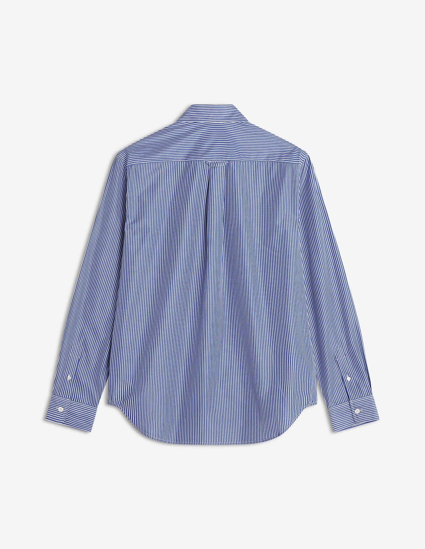 MENS FOX HEAD STRIPED HOODED LONG SLEEVE SHIRT thumbnail 2