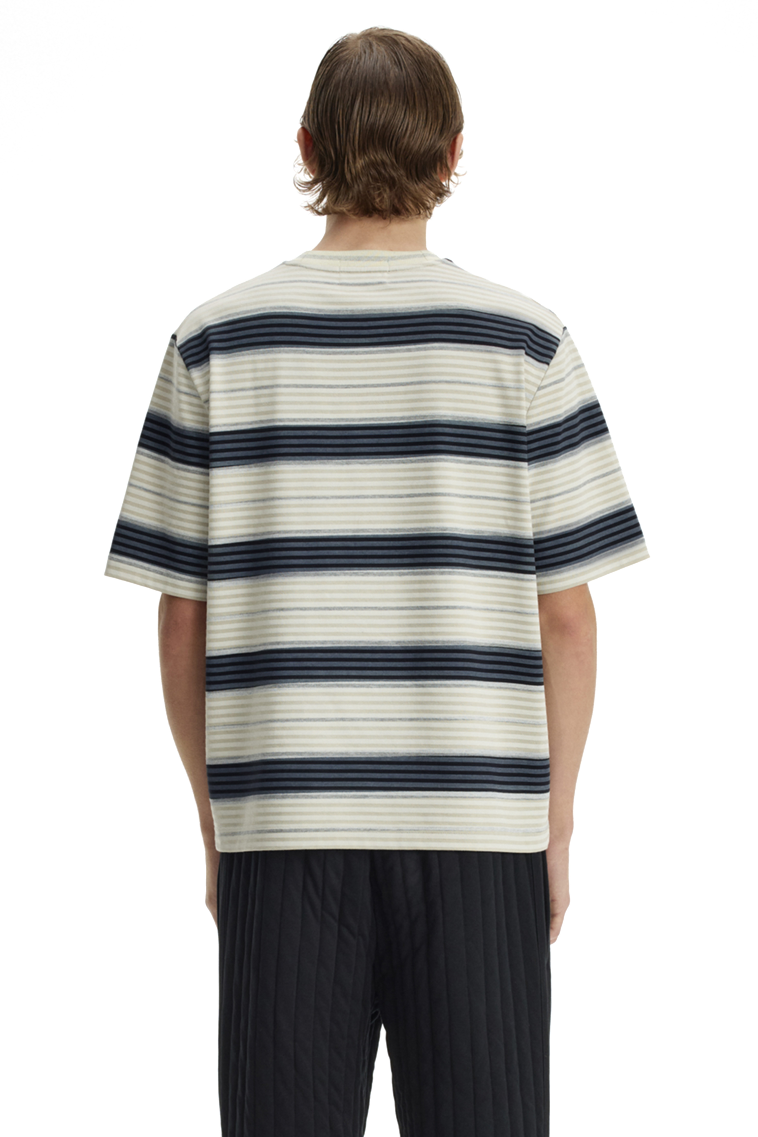 STRIPED OVERPRINT T-SHIRT thumbnail 3