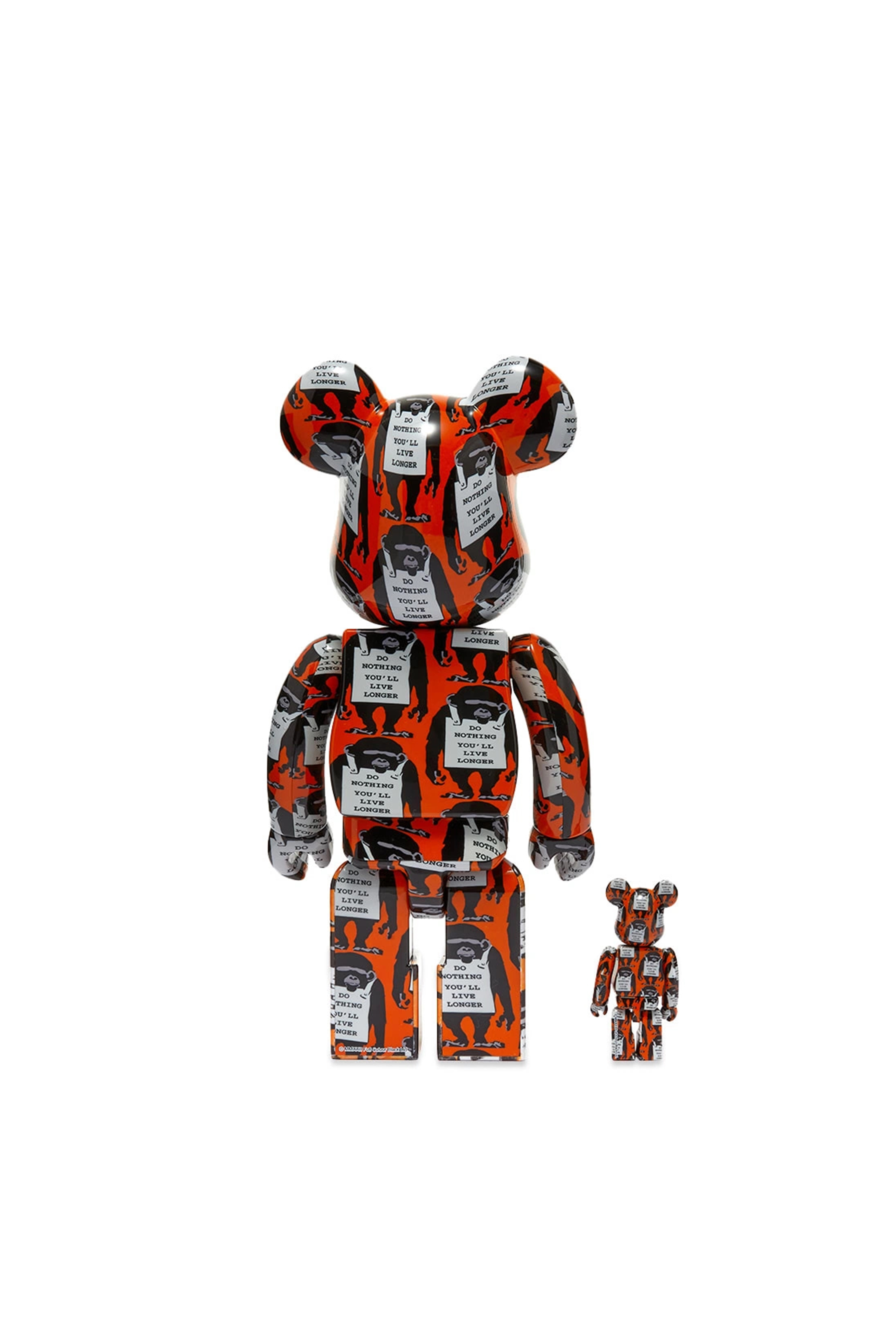 BE@RBRICK MONKEY SIGN 100% & 400% thumbnail 2