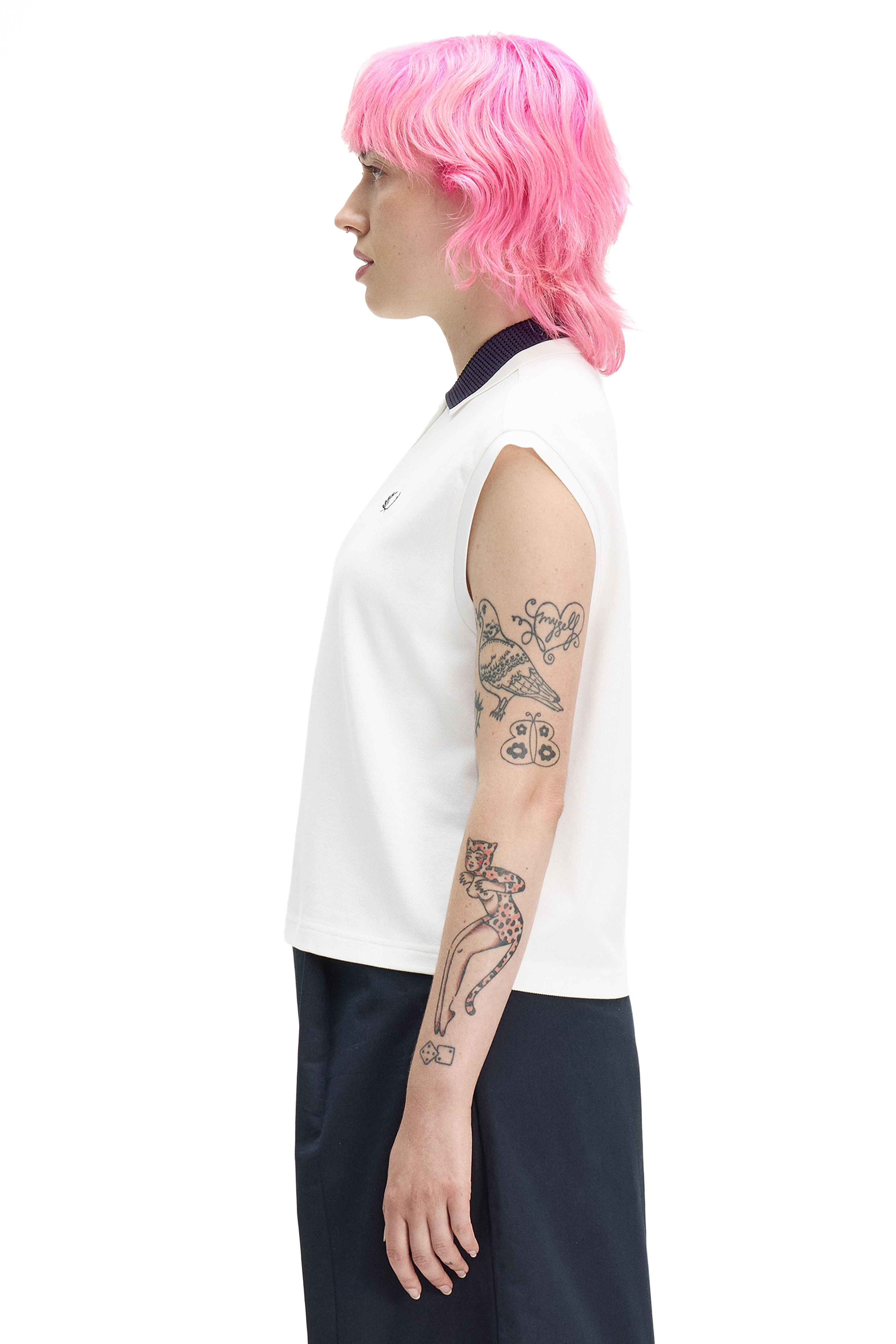WOMEN'S MESH COLLAR POLO SHIRT thumbnail 5
