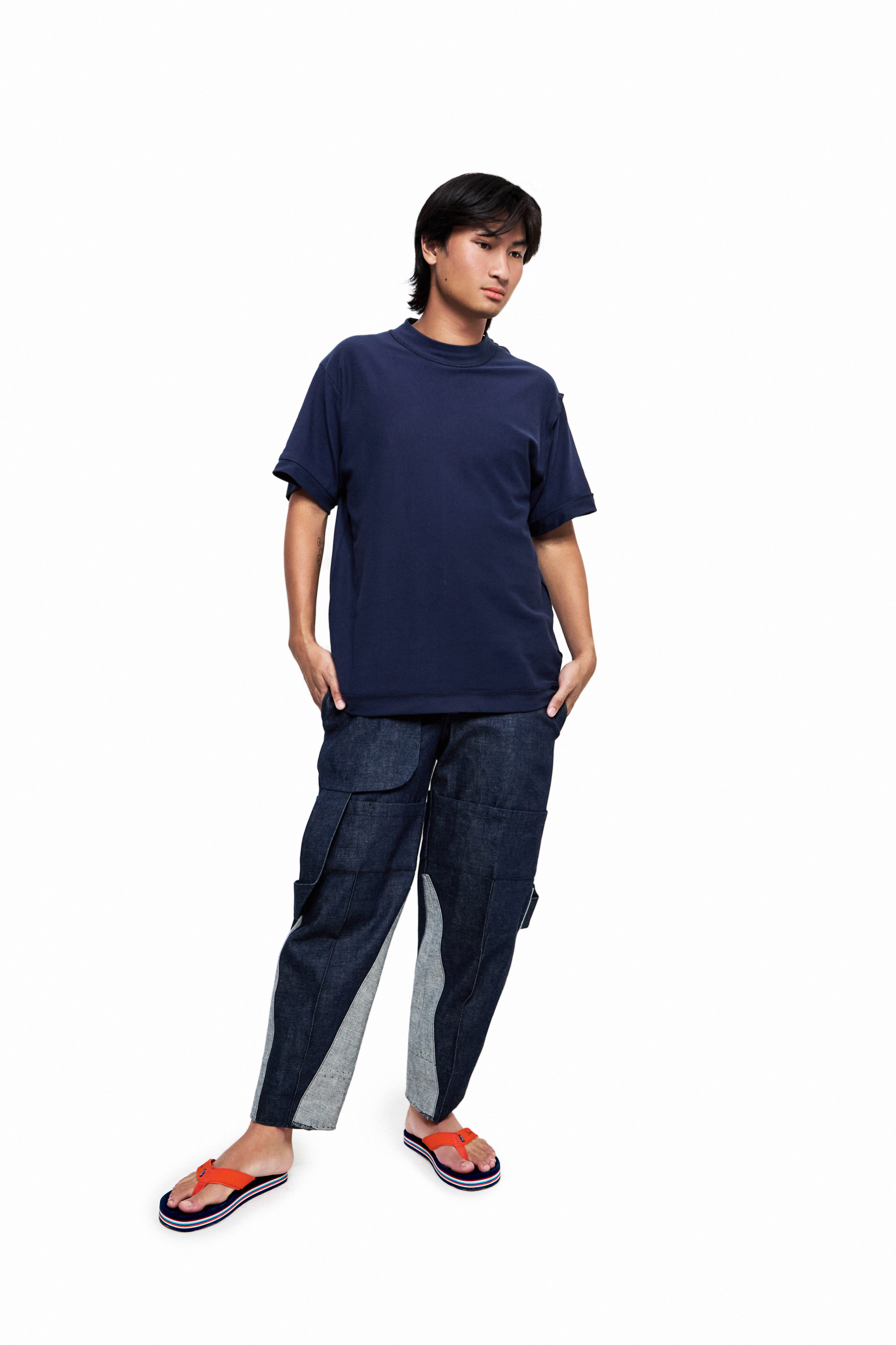 UNIVERS X CARL JAN CRUZ DESIGN DENIM SAGING JEANS