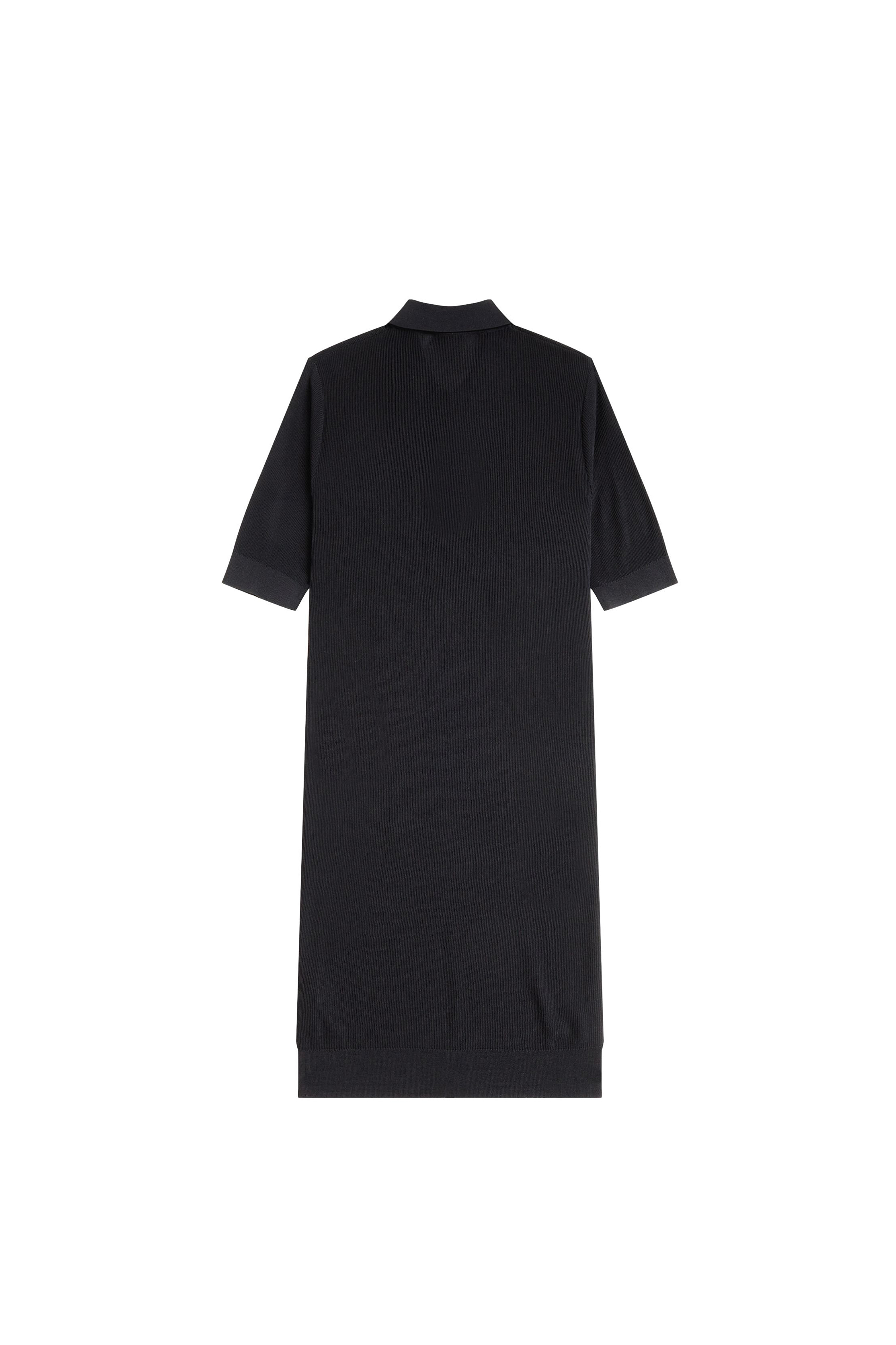 WOMENS RIBBED KNITTED SHIRT DRESS thumbnail 2