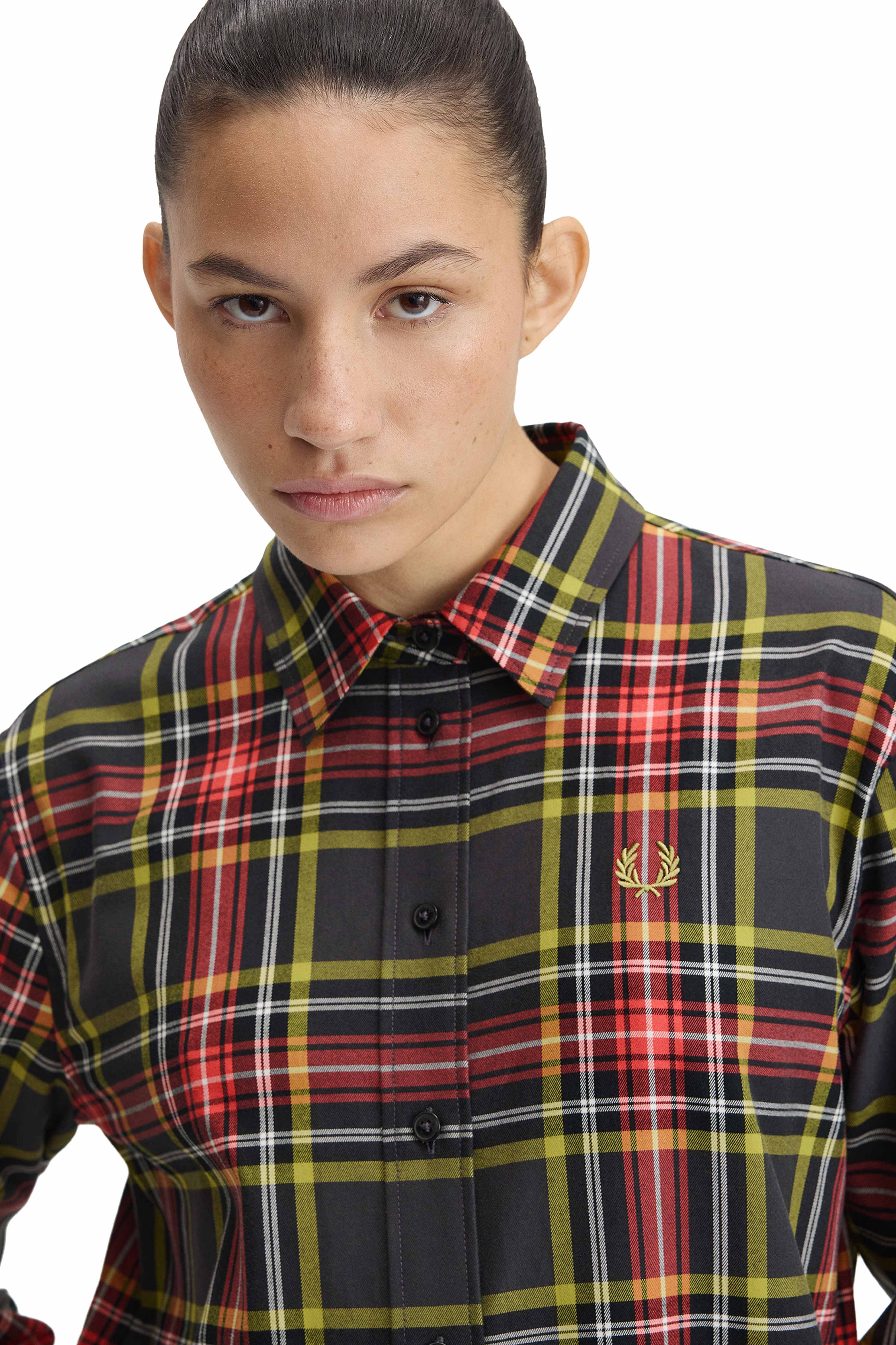 TARTAN SHIRT DRESS thumbnail 4