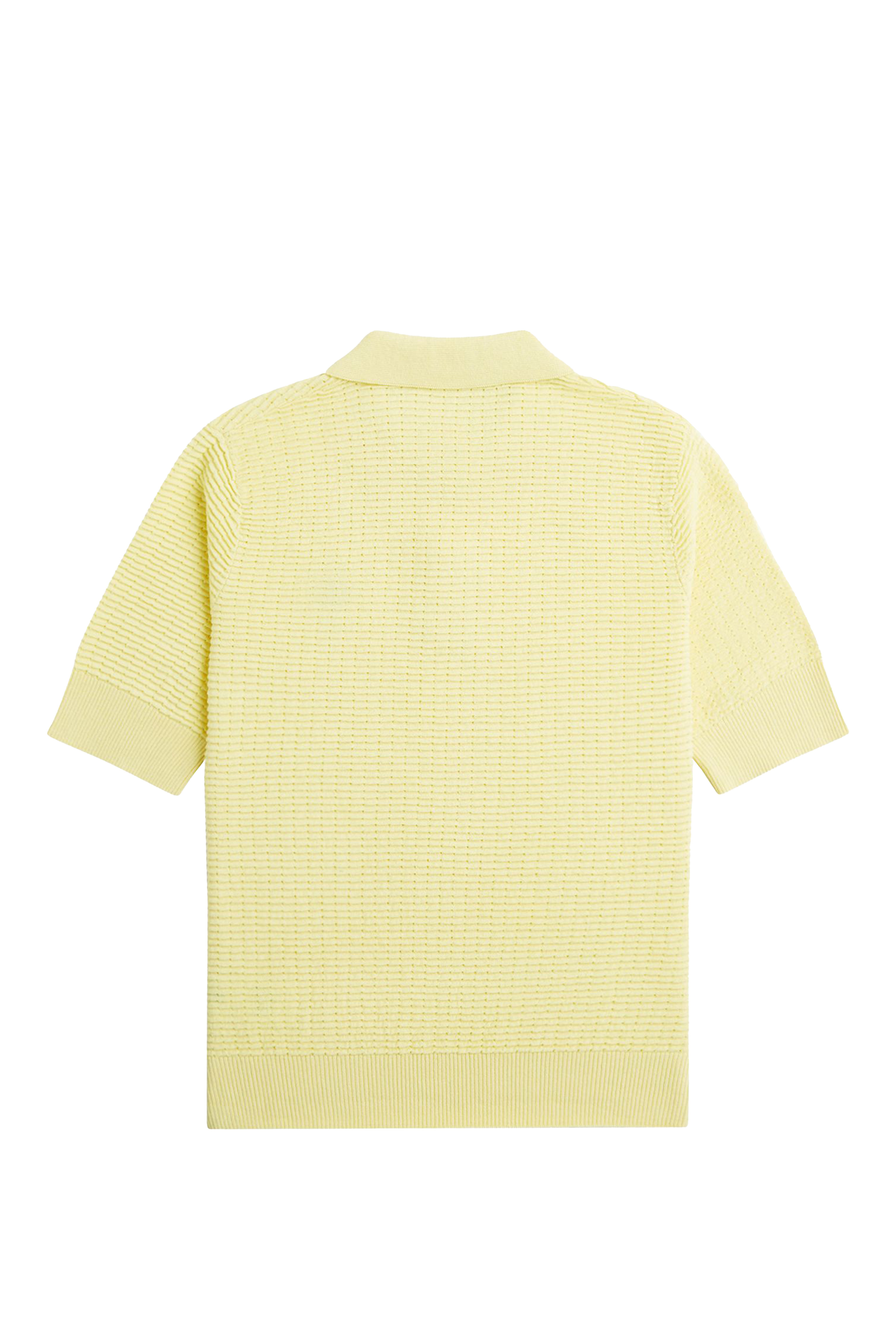 TEXTURED KNIT POLO SHIRT thumbnail 2
