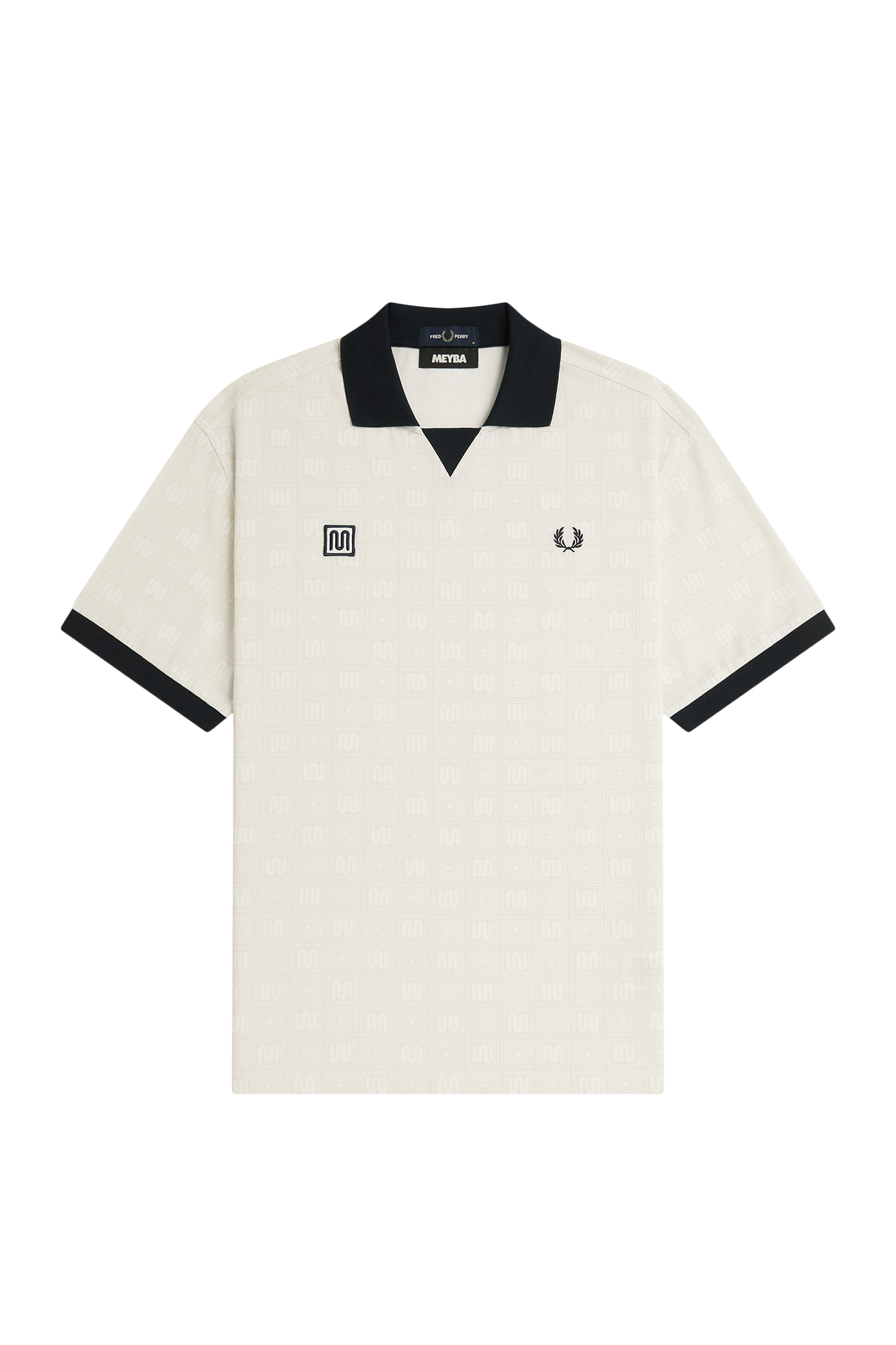 FRED PERRY X MEYBA MEN'S PRINTED POLO SHIRT