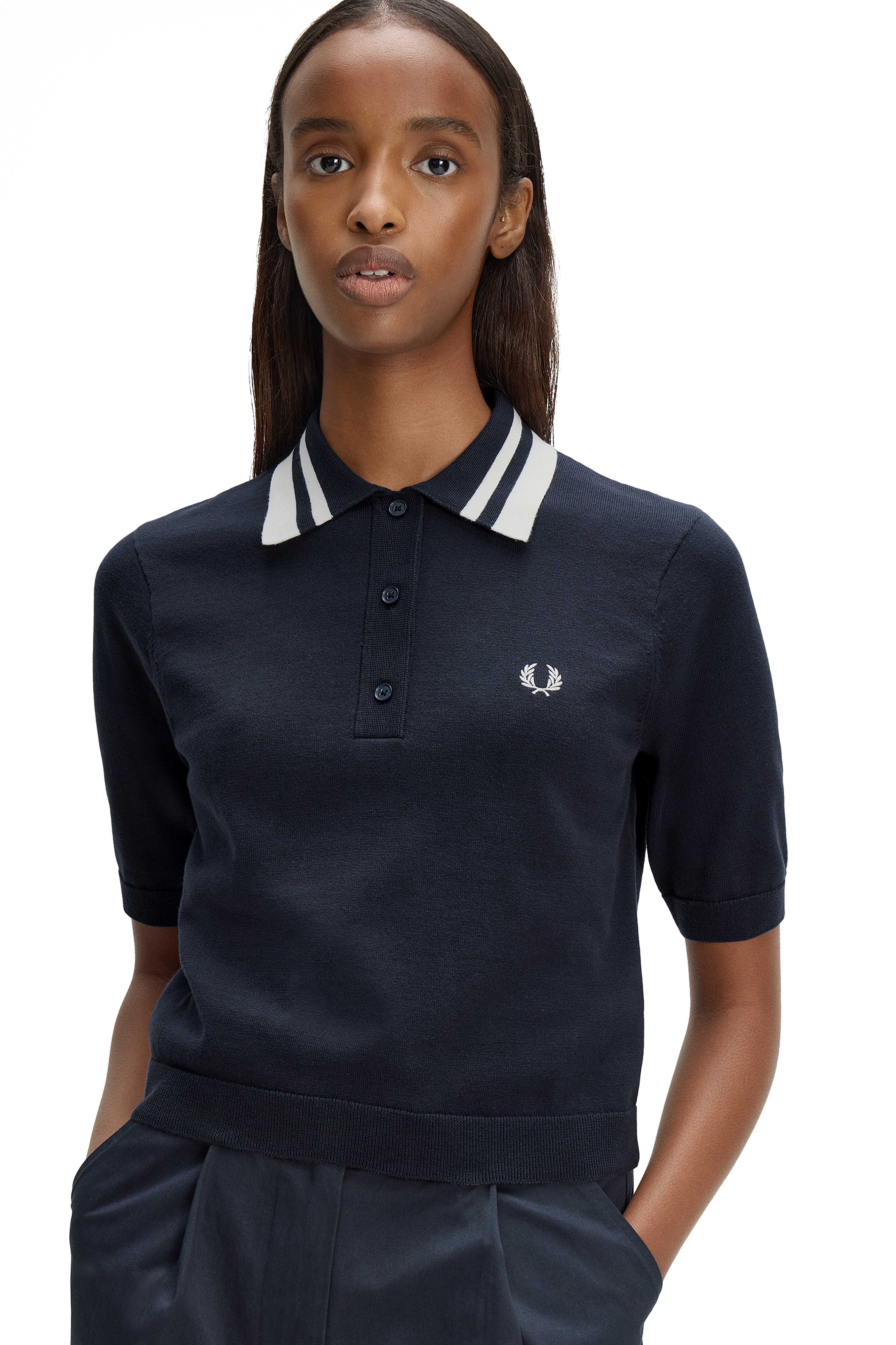 WOMEN'S BOLD TWIN TIPPED KNITTED SHIRT thumbnail 3