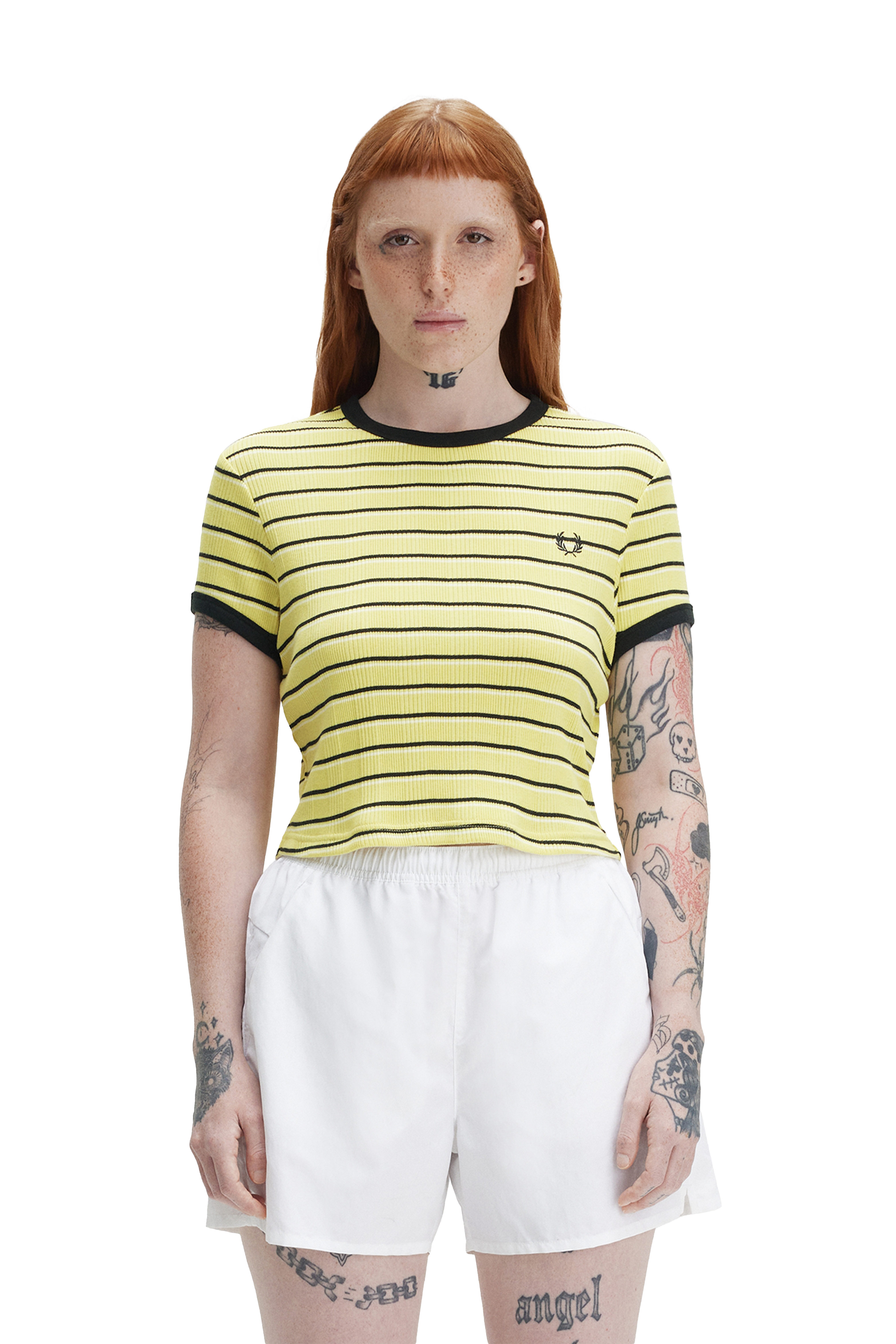 STRIPED RIBBED T-SHIRT thumbnail 8