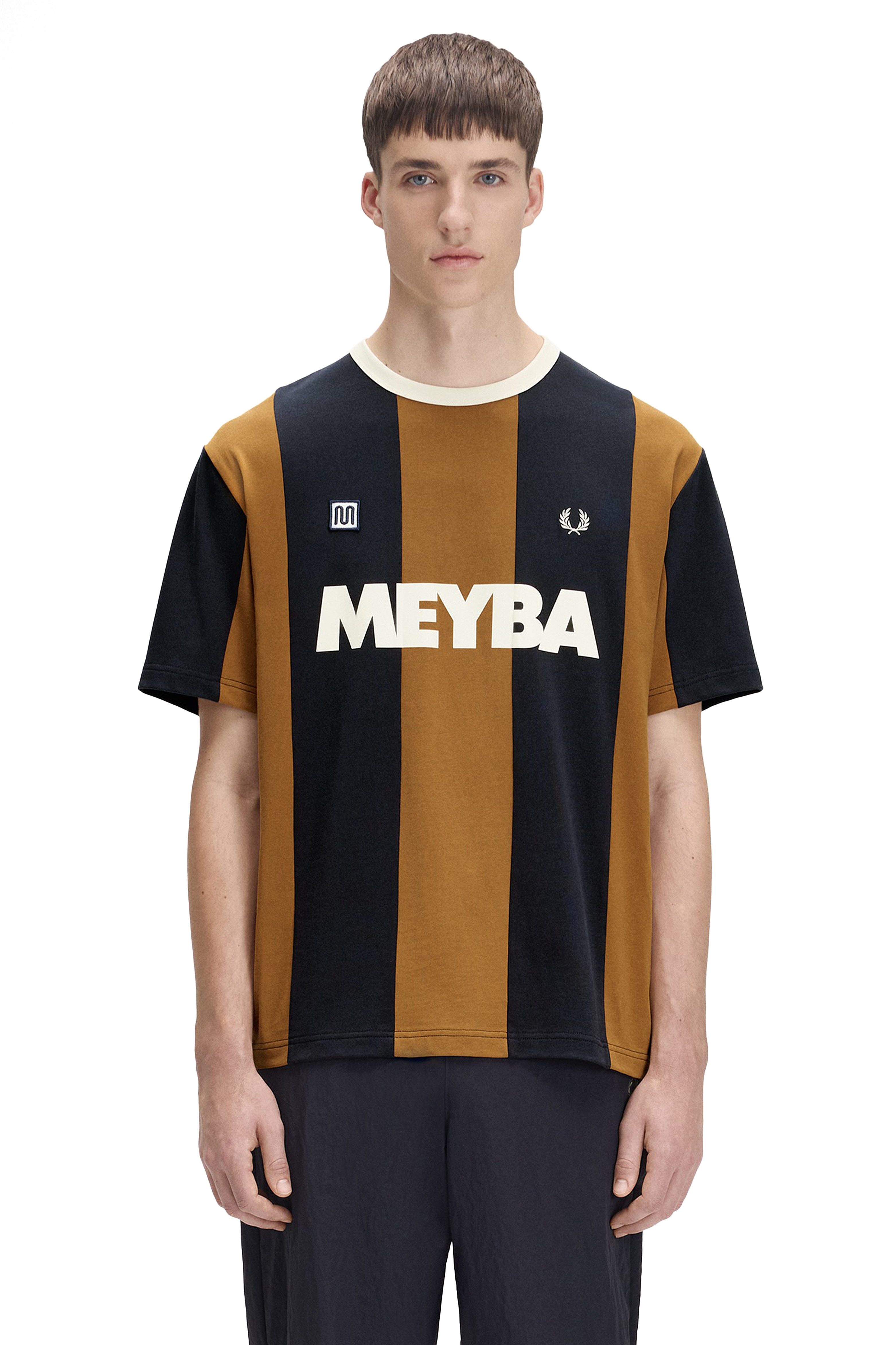FRED PERRY X MEYBA MEN'S CUT AND SEW T-SHIRT thumbnail 3