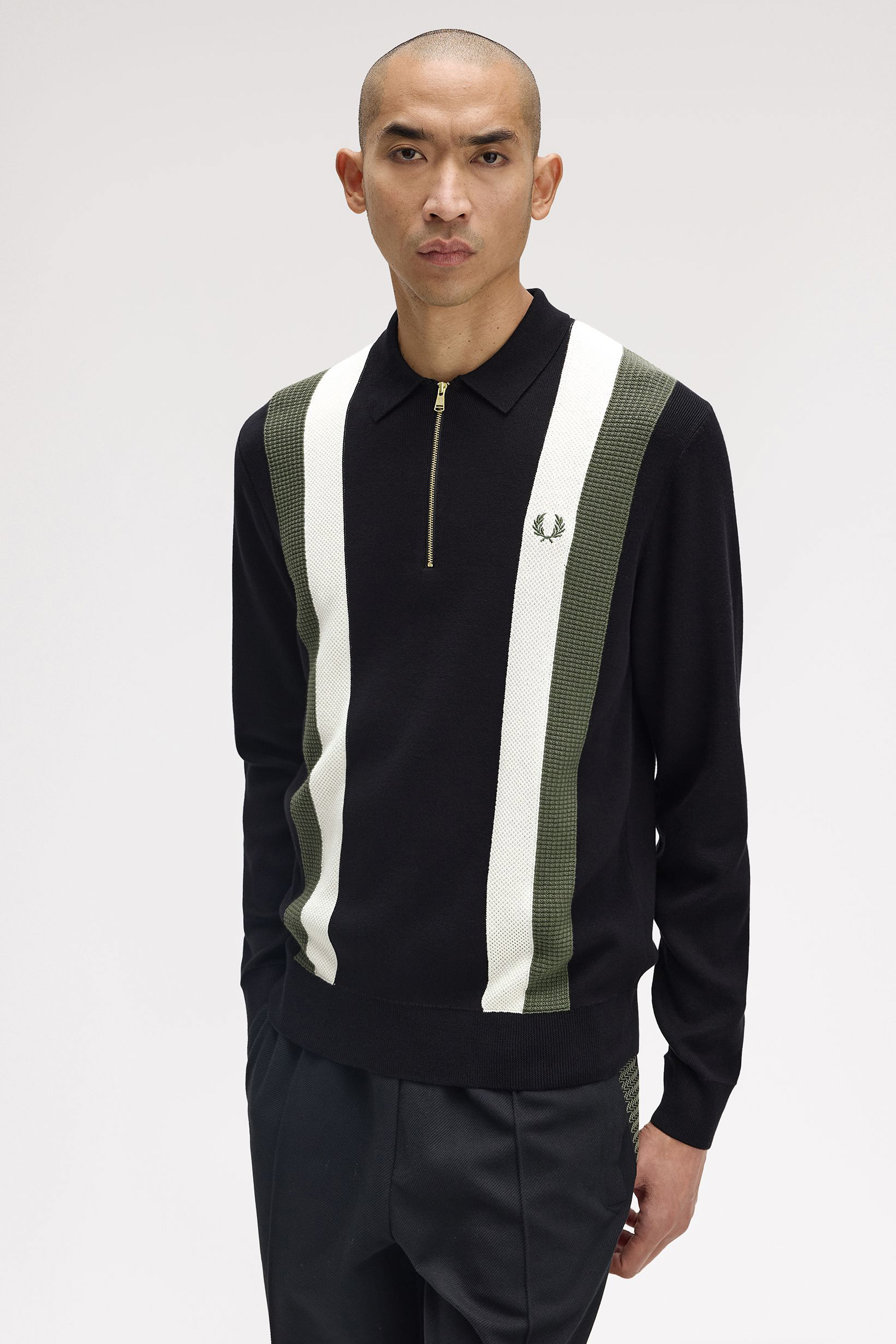 MULTI TEXTURE LS KNITTED SHIRT thumbnail 4