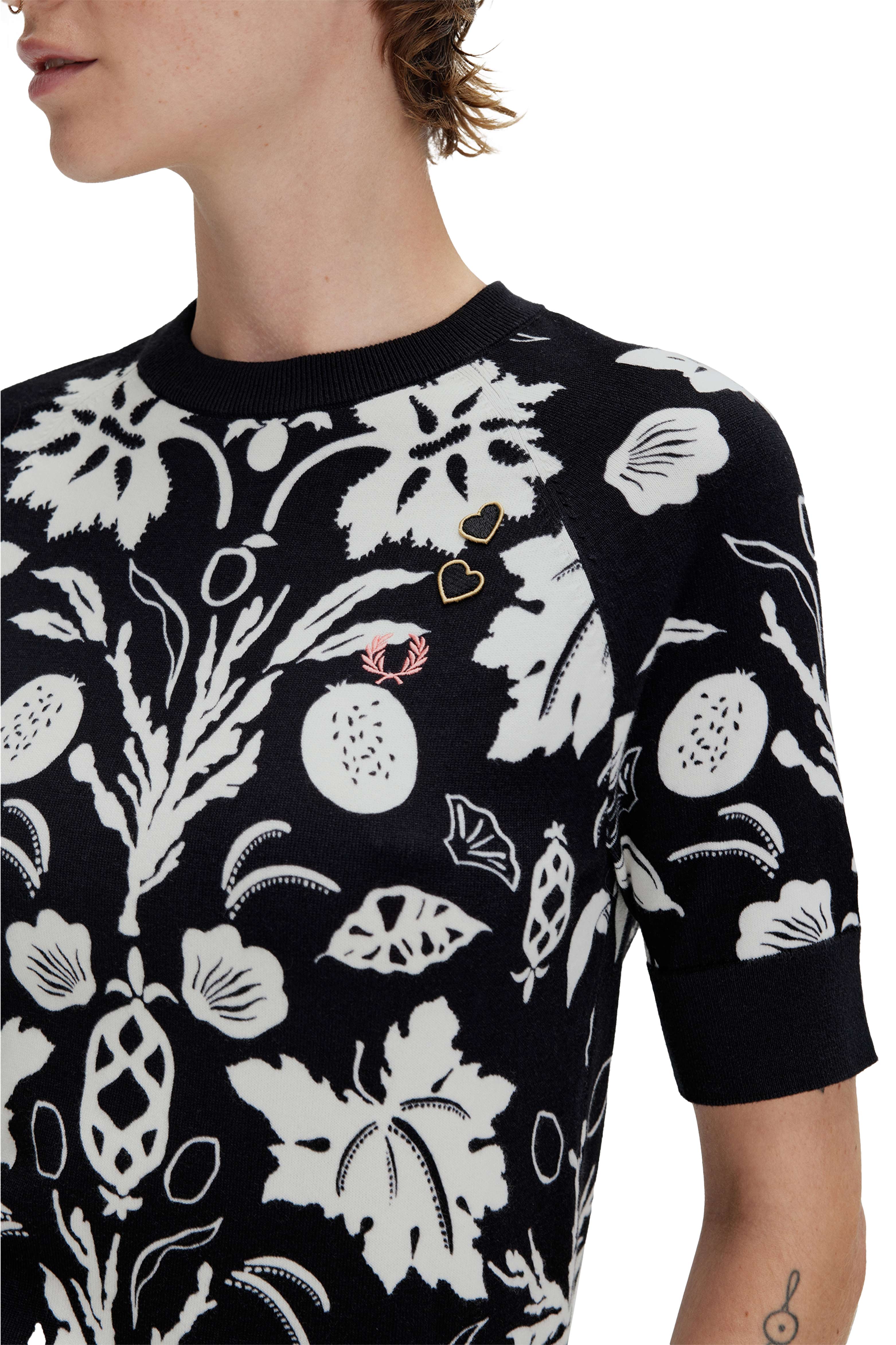 PRINTED KNITTED TOP thumbnail 3