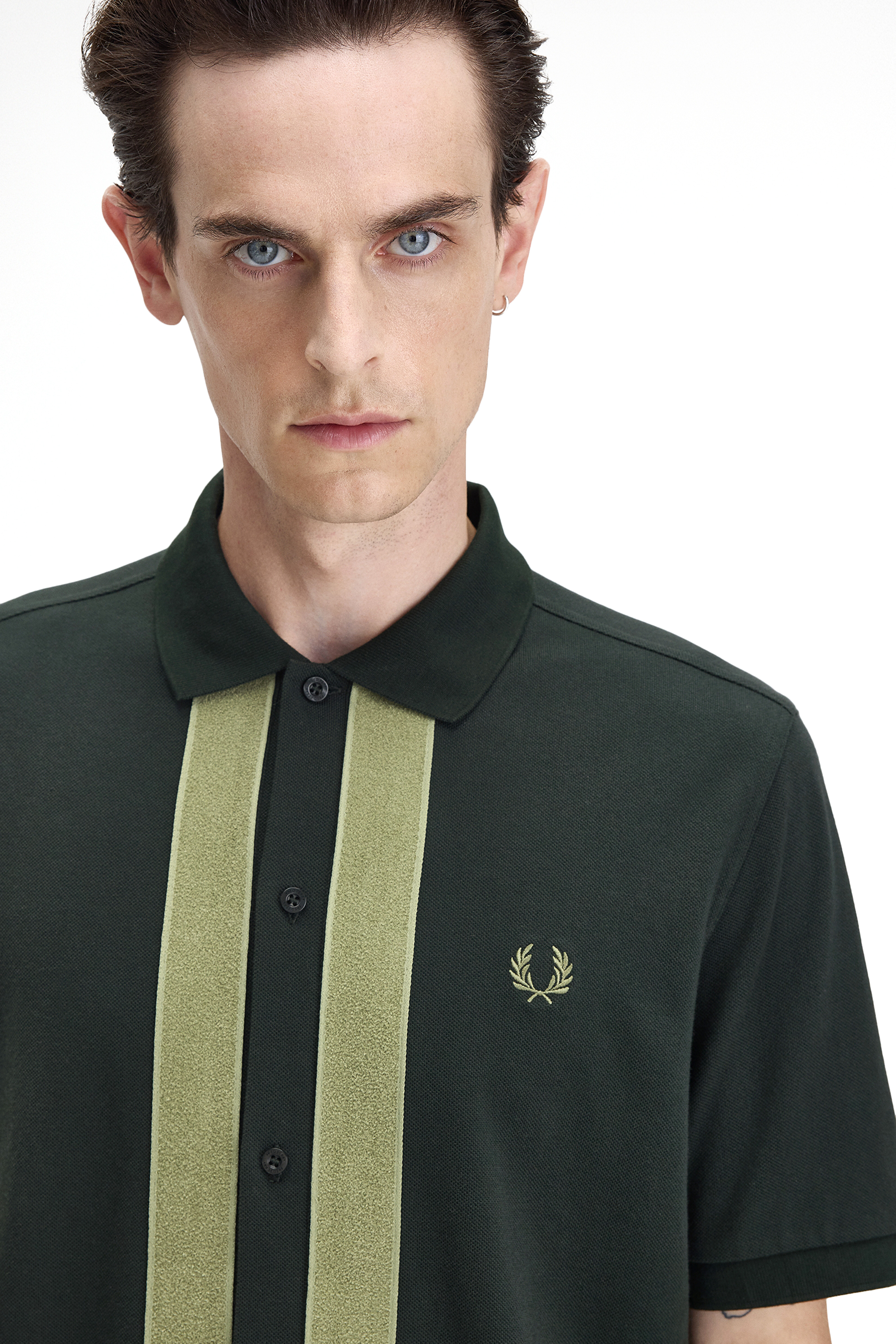 CHENILLE TAPE BUTTON THRU POLO thumbnail 4